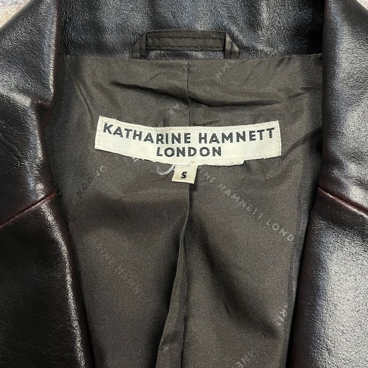 ジャケット・アウター KATHARINE HAMNETT LONDON custom leather KATHARINE HAMNETT London leather jacket
