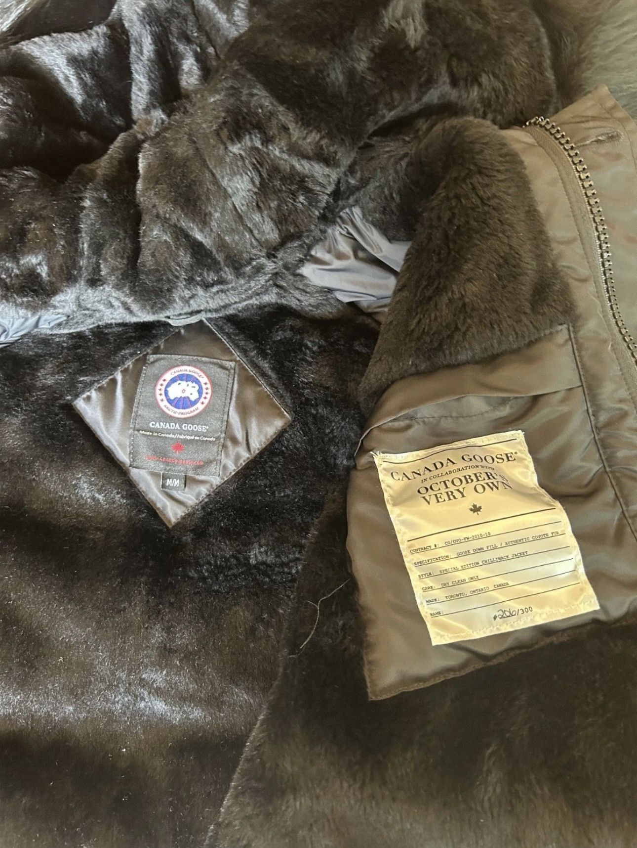 Canada Goose × October's Very Own Drake OVO 2010 Limited Edition Fur Bomber Jacket 1 of 300 Size US M / EU 48-50 / 2 - 7 Thumbnail