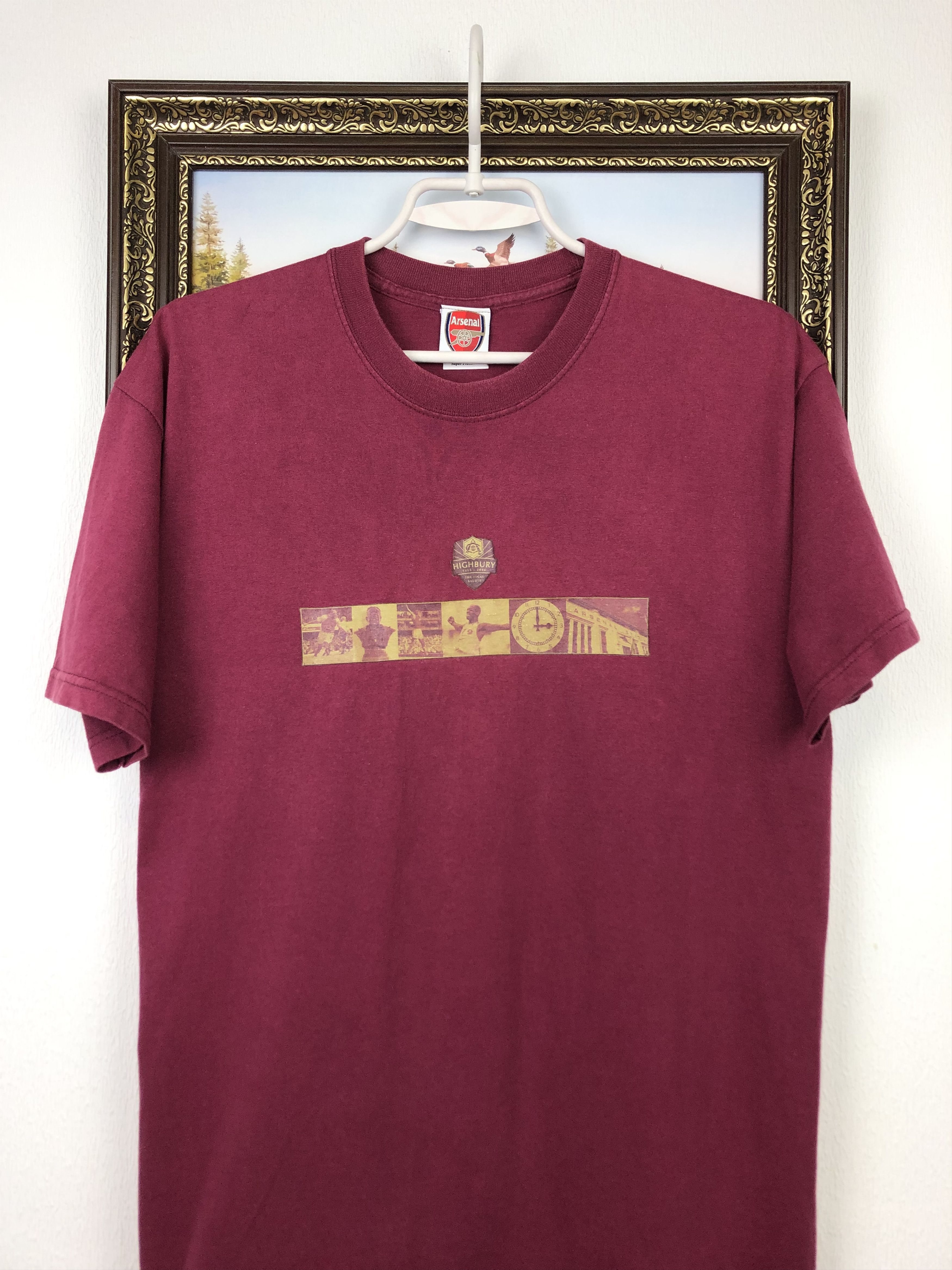 Vintage Vintage Arsenal Football Shirt Highbury Stadium Soccer Tee Size US M / EU 48-50 / 2 - 2 Thumbnail