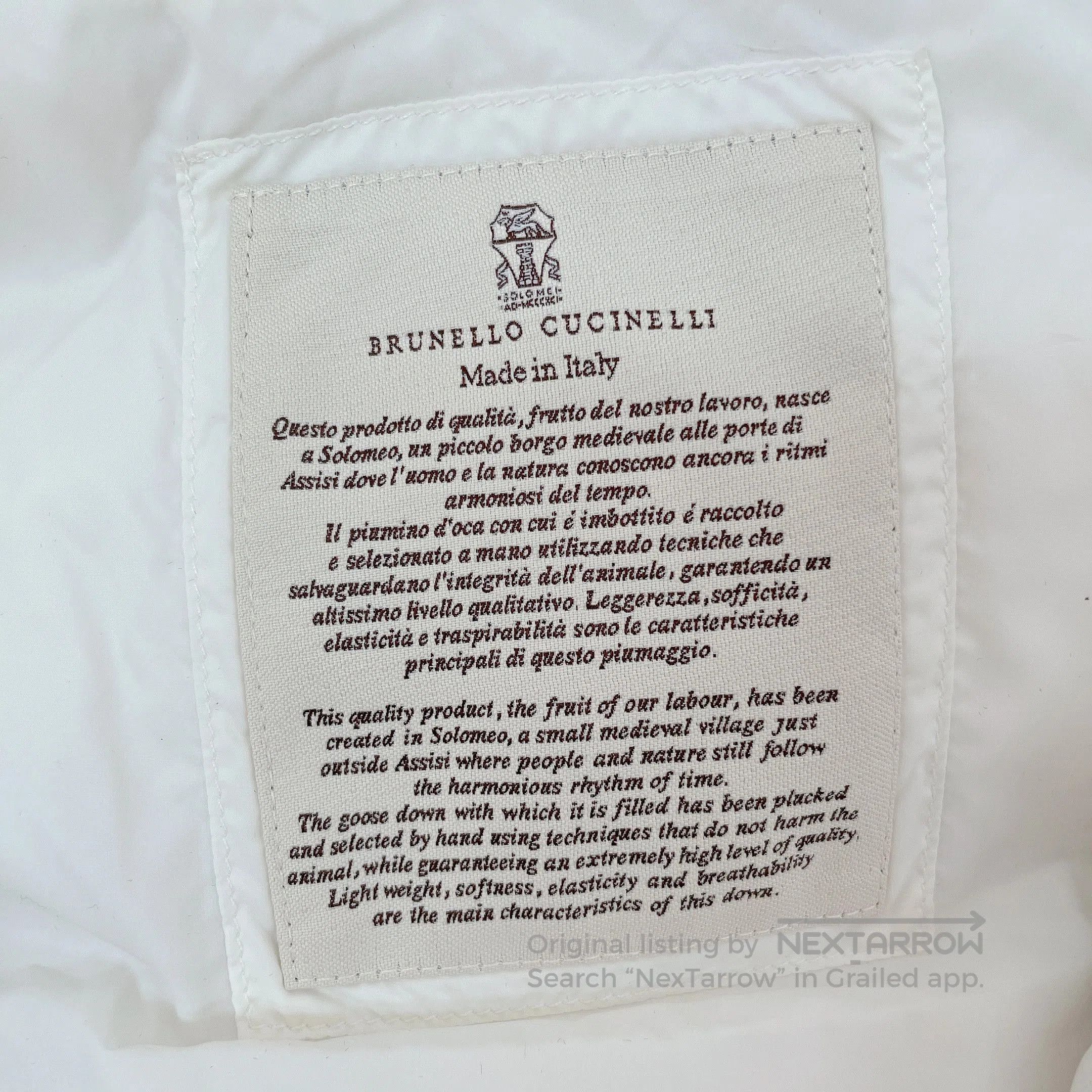 Brunello Cucinelli Brunello Cucinelli Beige Down Vest. Size US M / EU 48-50 / 2 - 6 Thumbnail