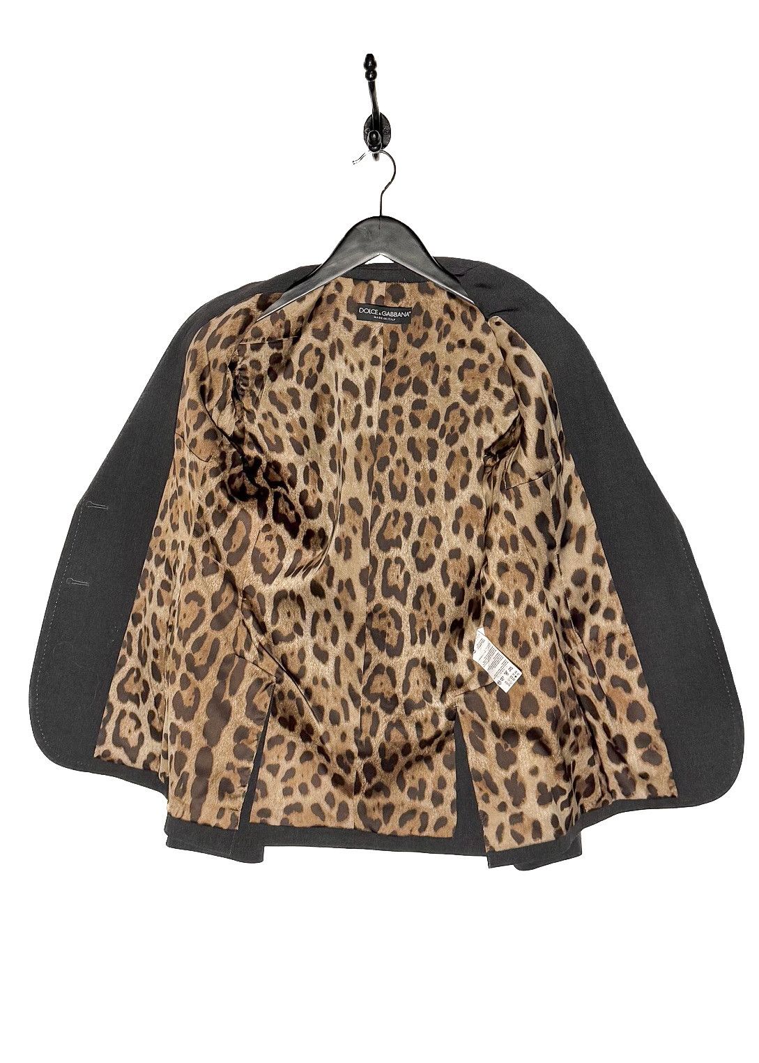 Dolce & Gabbana Dolce & Gabbana Charcoal Single Breast Blazer Size S / US 4 / IT 40 - 4 Thumbnail