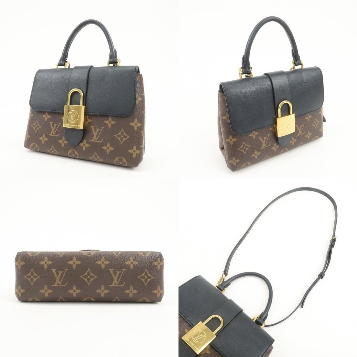 Louis Vuitton Louis Vuitton Monogram Rocky BB Top Handle Bag Brown Size ONE SIZE - 3 Thumbnail