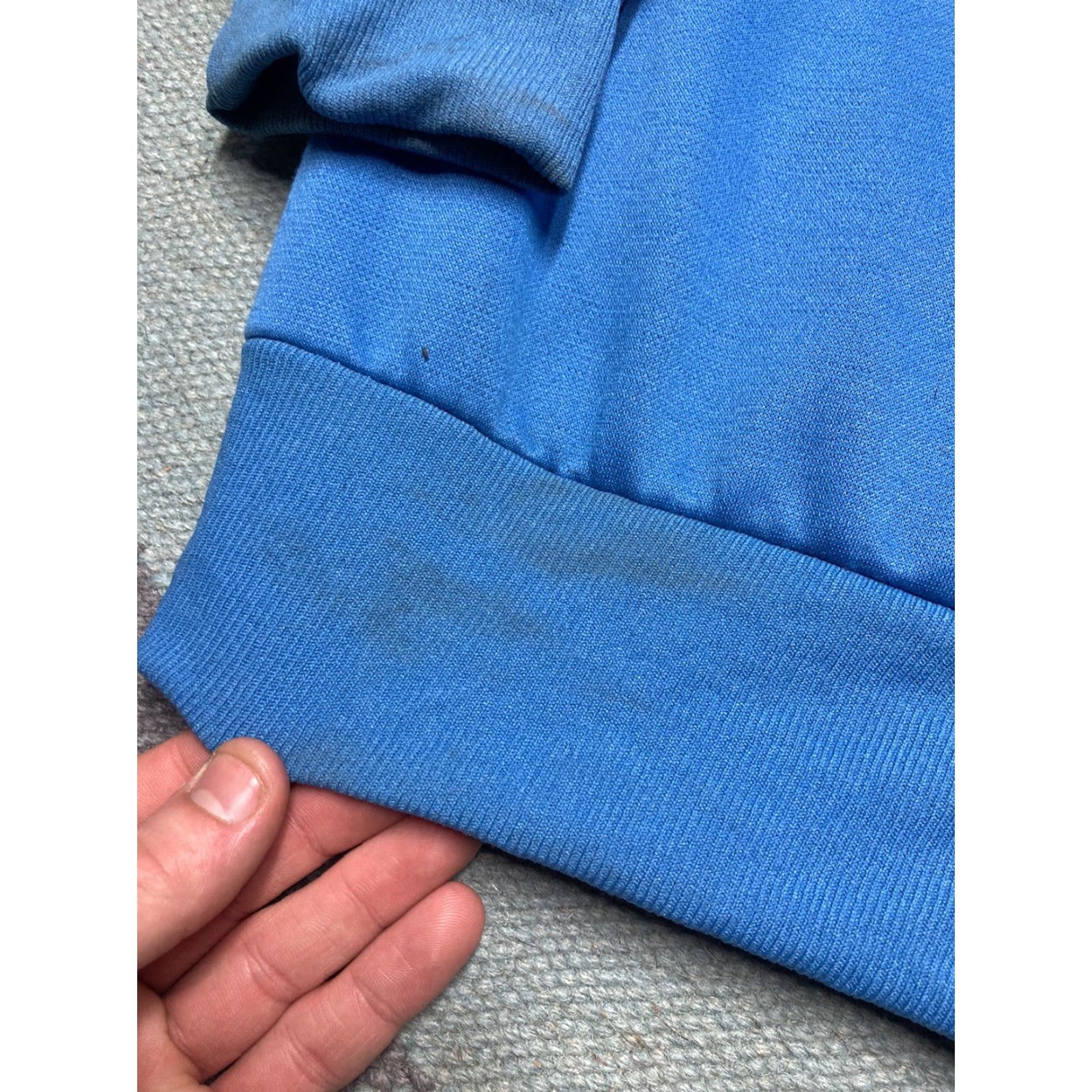 J Brand VINTAGE Vintage sportswear brand waffle knit hoodie thermal zip light blue 70s 80s Large Size US L / EU 52-54 / 3 - 8 Thumbnail