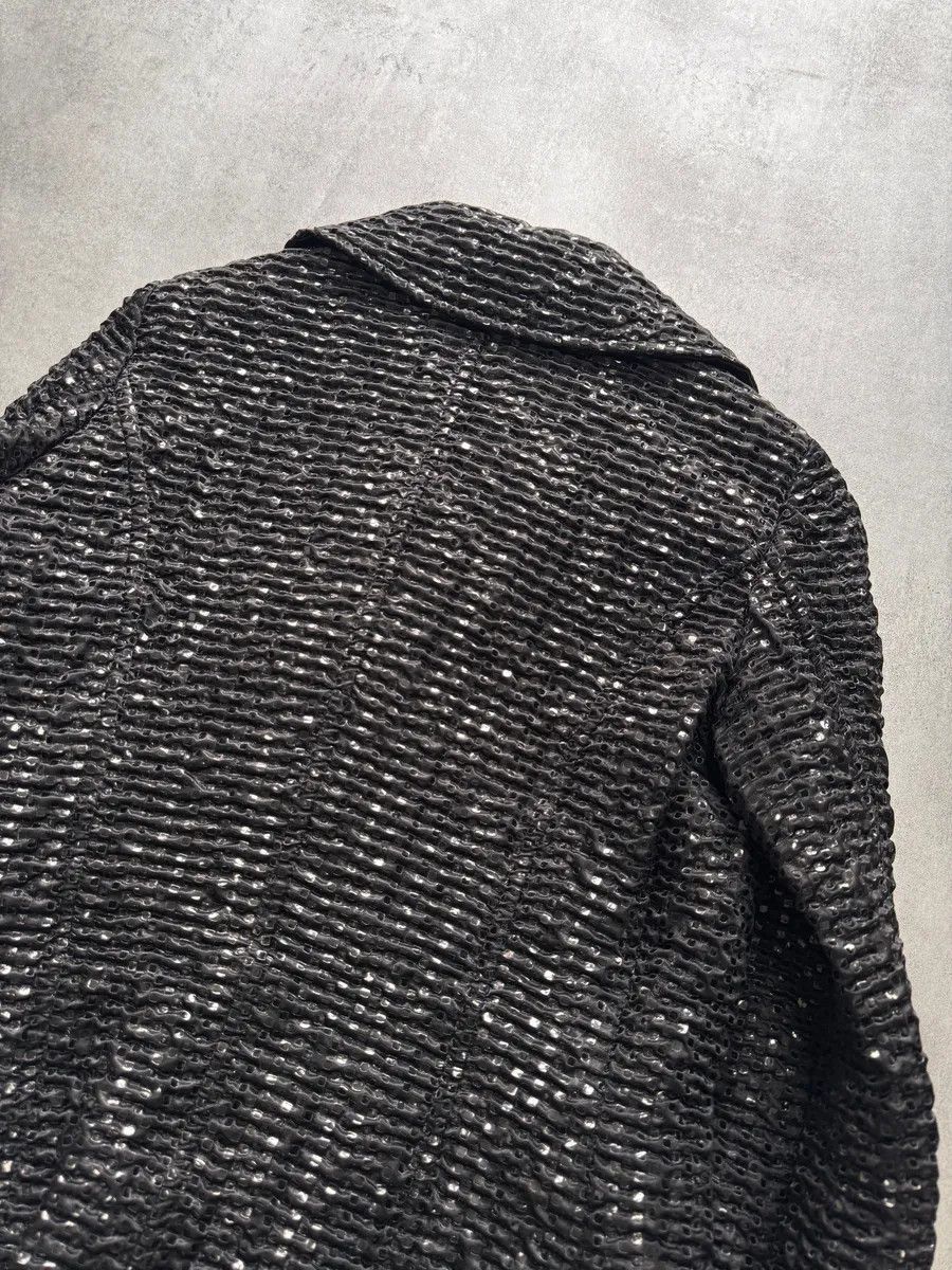 Emporio Armani × Vintage FW2008 Emporio Armani Black Screens Jacket Size S / US 4 / IT 40 - 4 Thumbnail