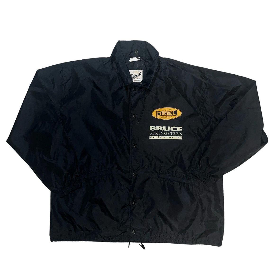 Diesel Vintage 1993 Diesel Bruce Springsteen Windbreaker Jacket r Size US XXL / EU 58 / 5 - 4 Thumbnail