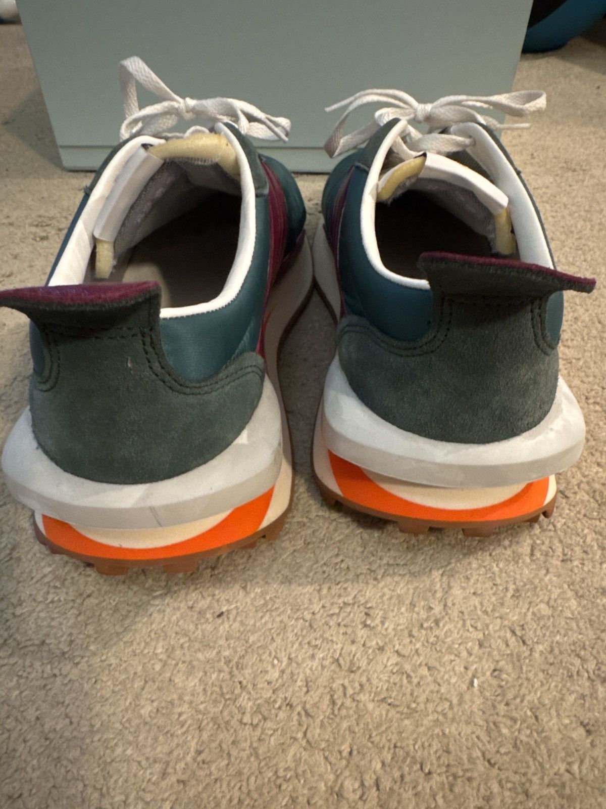 Lanvin Lanvin Bumper Sneakers Teal and Maroon 45 Size US 12 / EU 45 - 5 Thumbnail
