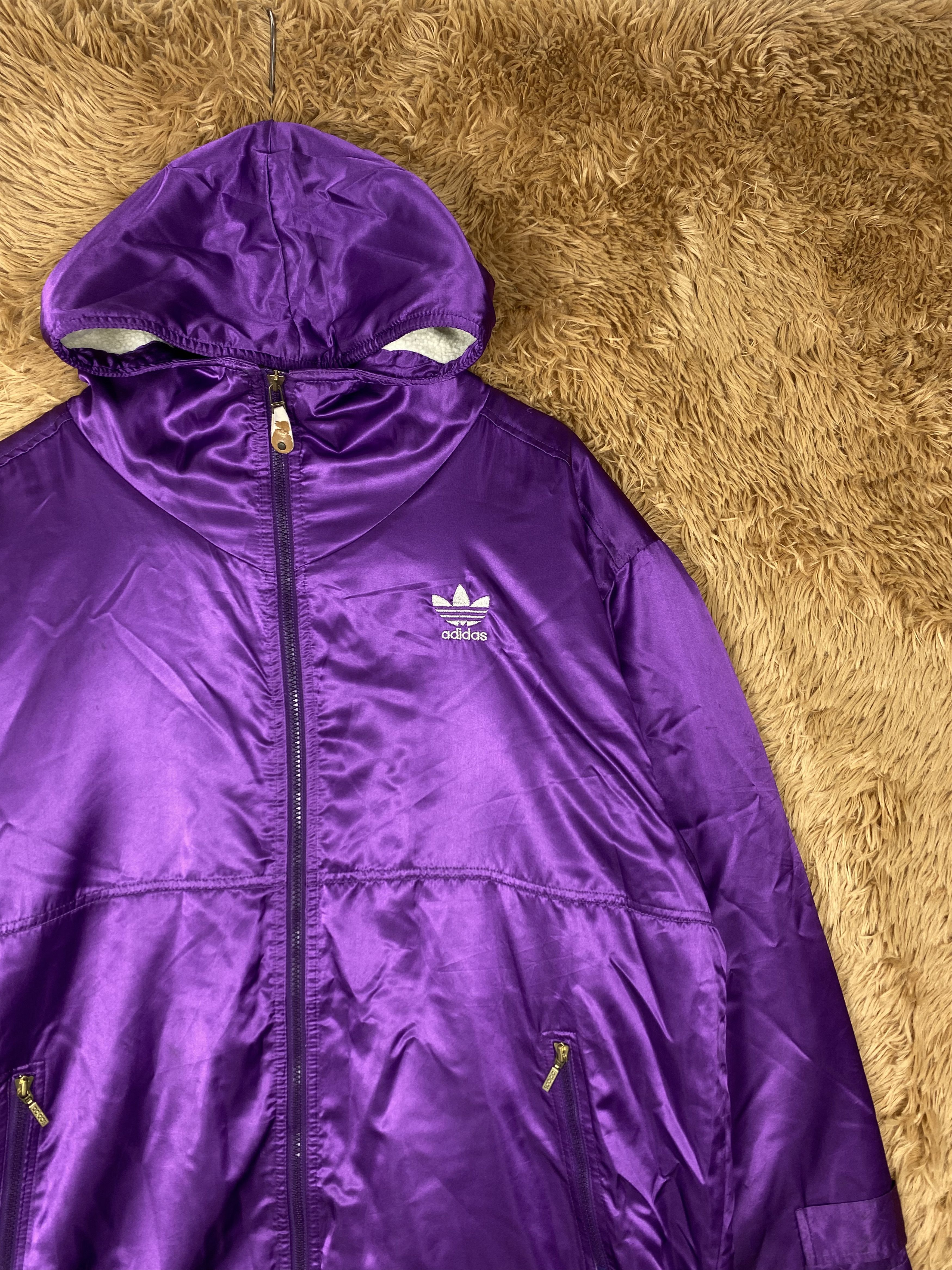 Adidas Vintage Adidas Fleece Lining Long Jacket DJ0425 Size US L / EU 52-54 / 3 - 4 Thumbnail