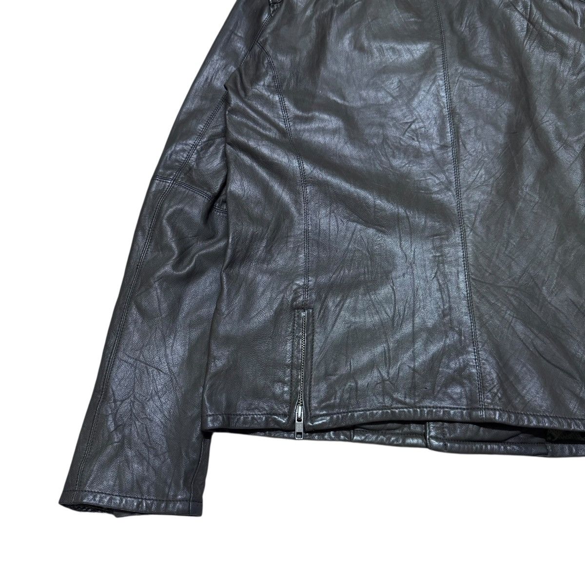 Le Grande Bleu (L.G.B.) Custom Culture Goat Skin Leather Biker Jacket Size US M / EU 48-50 / 2 - 10 Thumbnail