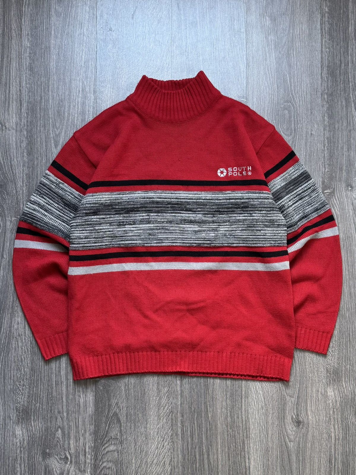 Southpole × Vintage Vintage Y2K South Pole Rap Sweater Size US XL / EU 56 / 4 - 1 Thumbnail
