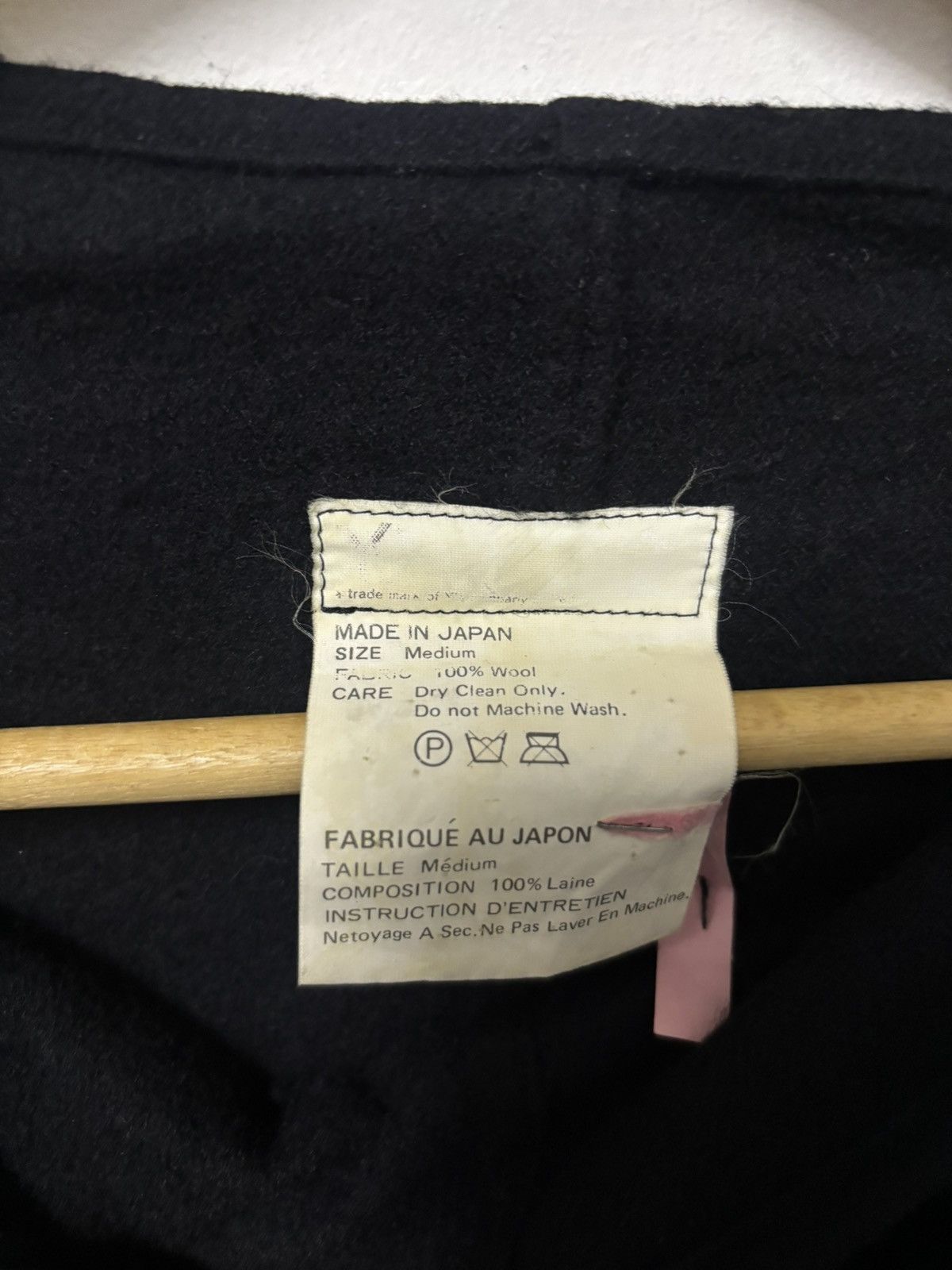 Y's × Yohji Yamamoto Y’s Yohji Yamamoto Wool Black Cabardine Oversize With Scaf Size US XXL / EU 58 / 5 - 6 Thumbnail