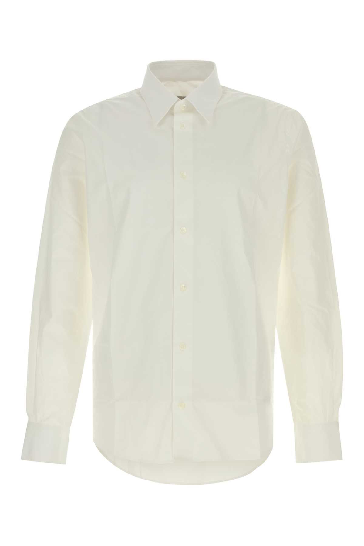 AMI White Poplin Shirt Size US M / EU 48-50 / 2 - 1 Thumbnail