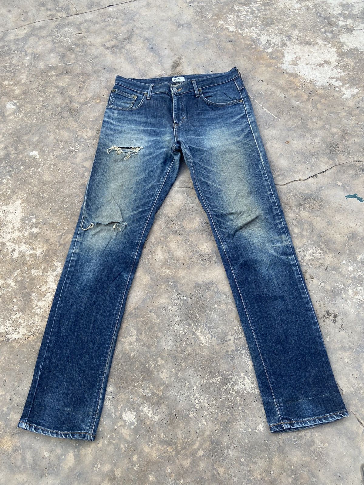 Edwin VINTAGE EDWIN LONDON SLIM DISTRESSED PANT Size US 32 / EU 48 - 1 Preview