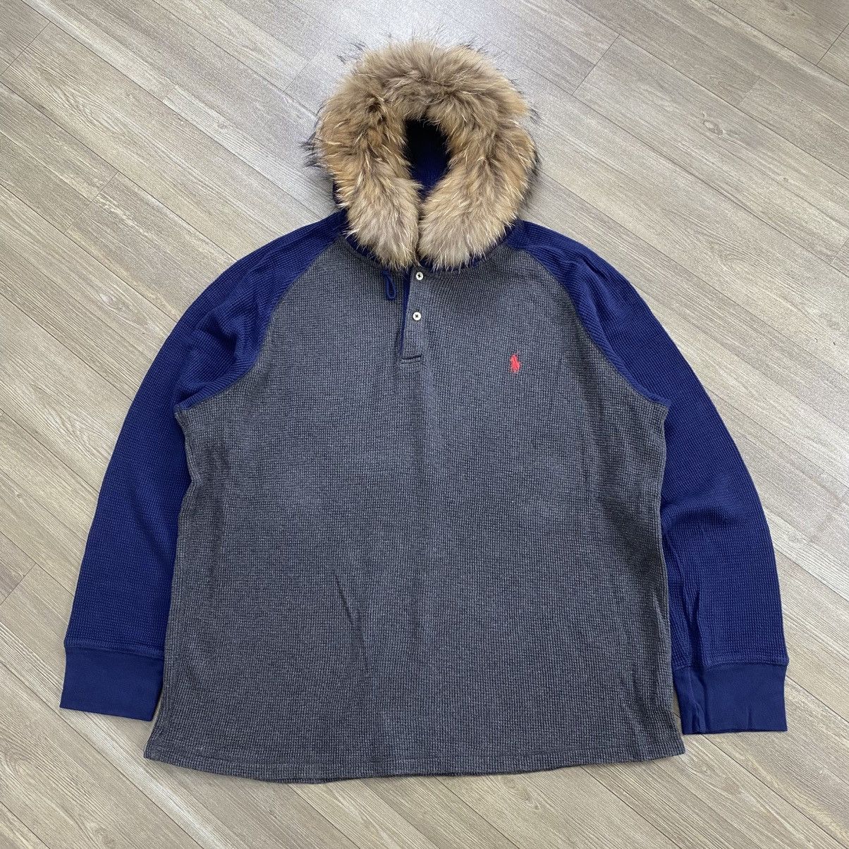 Polo Ralph Lauren Polo Raplh Lauren Knitted Ifsixwasnine Kmrii Lgb Fur Hoodie Size US XXL / EU 58 / 5 - 1 Thumbnail