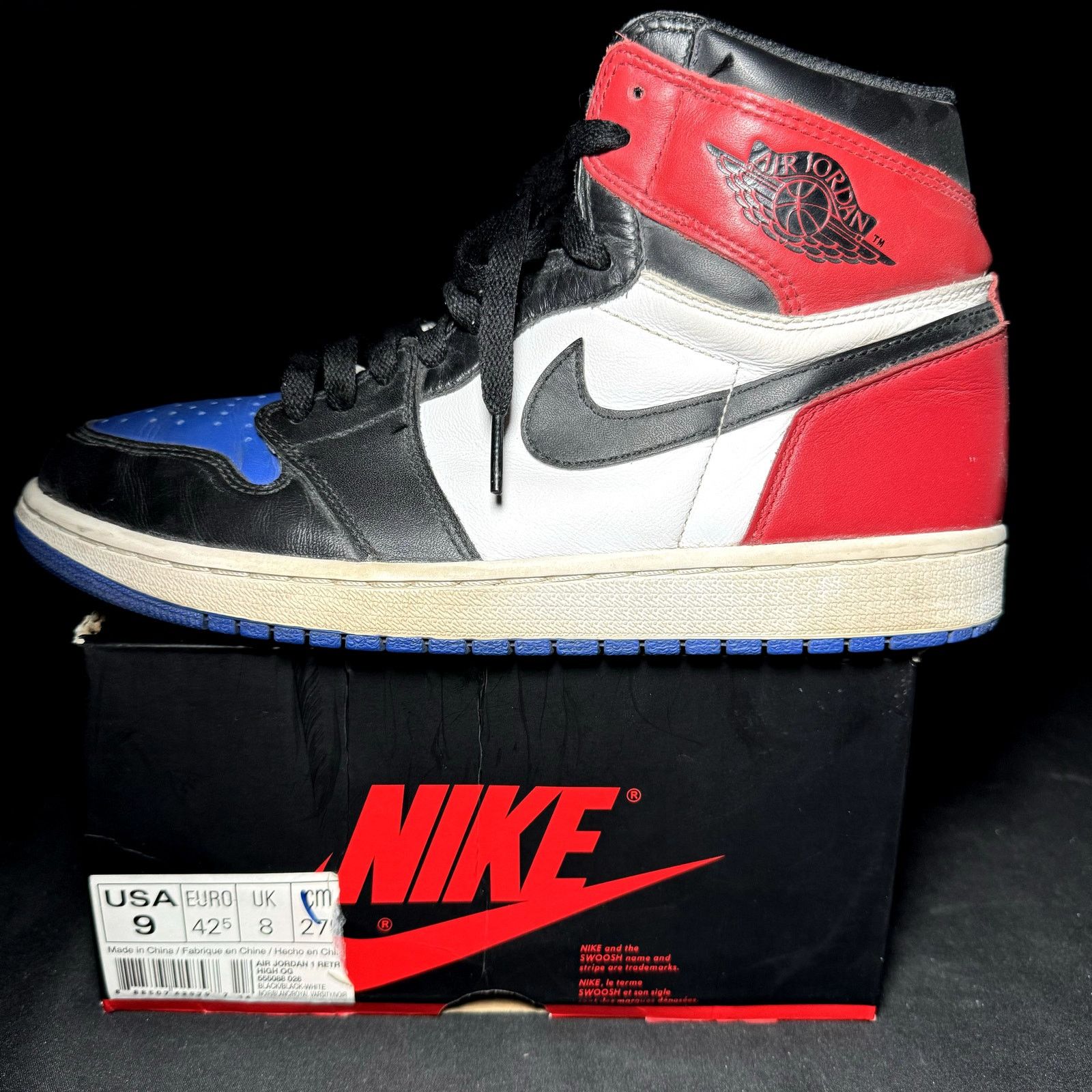 Jordan Brand × Nike Size 9 - Nike Air Jordan 1 Retro High OG Top 3 Men's Shoes Size US 9 / EU 42 - 8 Thumbnail