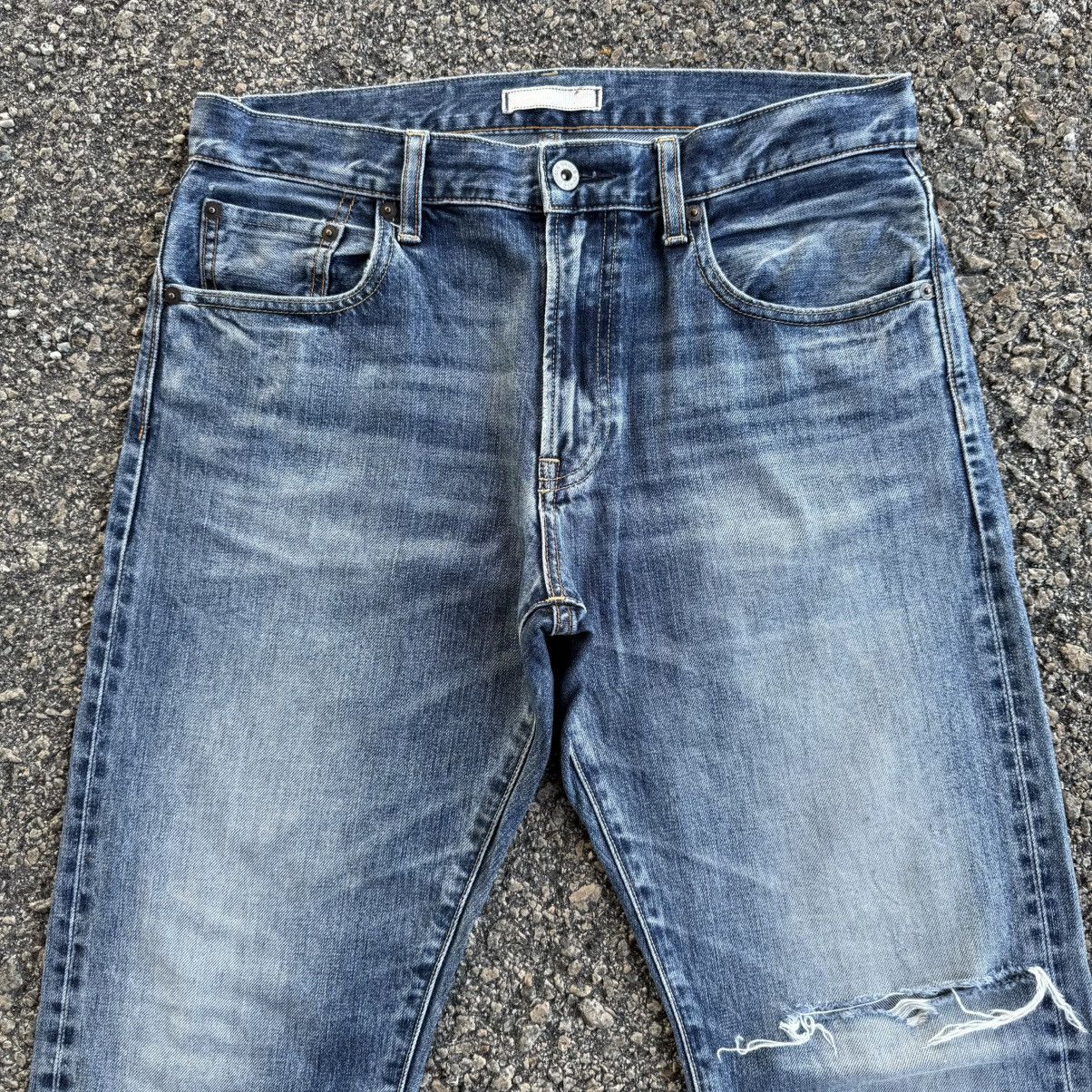 Japanese Brand VINTAGE JAPANESE SELVEDGE DENIM STRAIGHT FADED JEANS PANTS Size US 33 - 3 Thumbnail