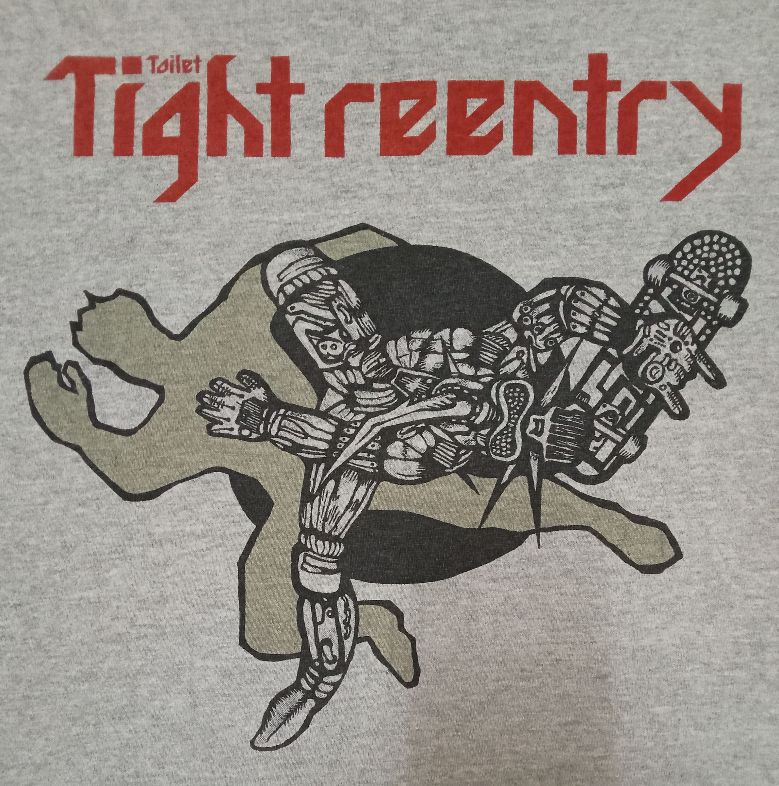 Japanese Brand Toilet Tight Reentry By Pied Piper Rare Robot Skates Tee Size US M / EU 48-50 / 2 - 1 Thumbnail