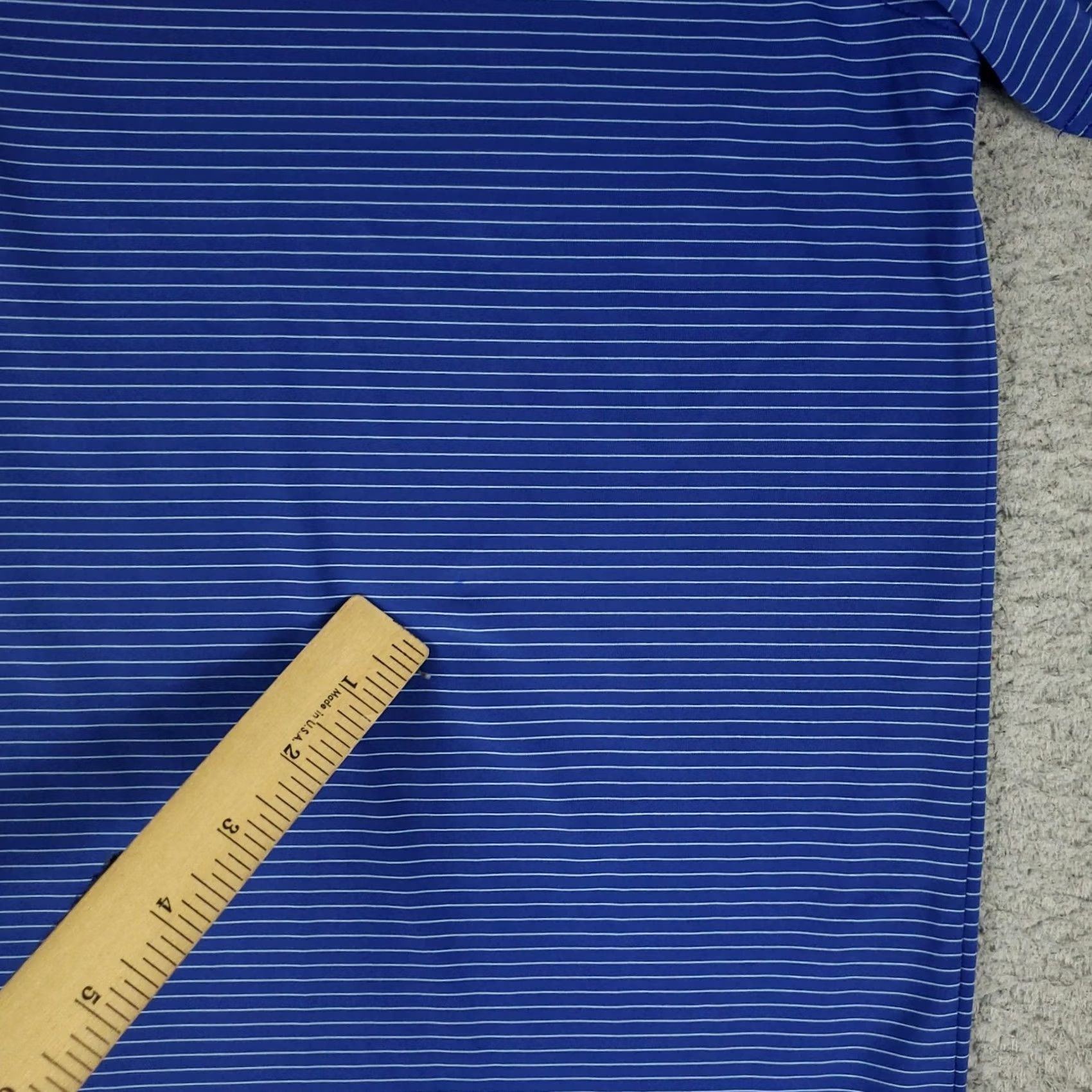Vintage Donald Ross Polo Shirt Mens Large Blue Striped Golf Short Sleeve Polo Shirt Mens L Blue Striped Golf Short Sleeve Donald Ross Size US L / EU 52-54 / 3 - 3 Thumbnail