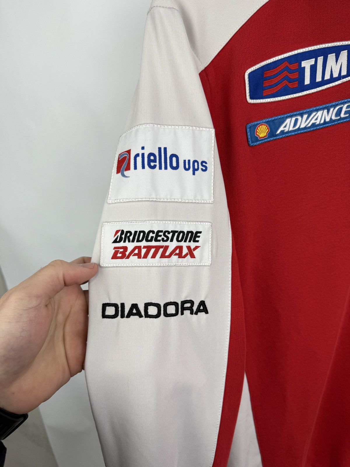 Ducati 🇮🇹 Ducati Corse Diadora Bridgestone Shell Long Sleeve 2015 Size US L / EU 52-54 / 3 - 6 Thumbnail