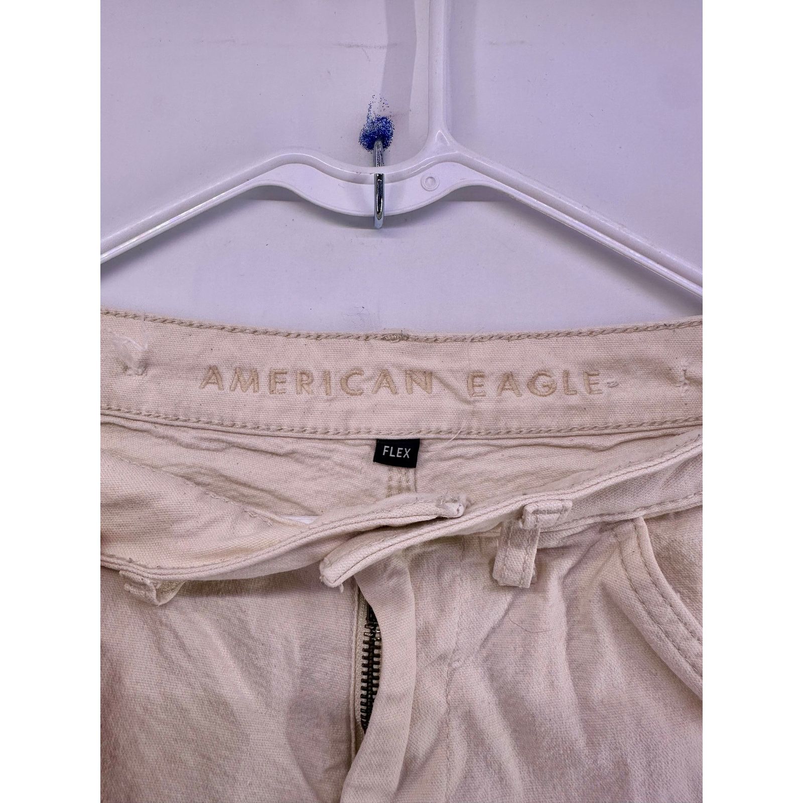 American Eagle Outfitters American Eagle Beige Tan Carpenter Double Knee Size 29/30 Size US 29 - 6 Thumbnail