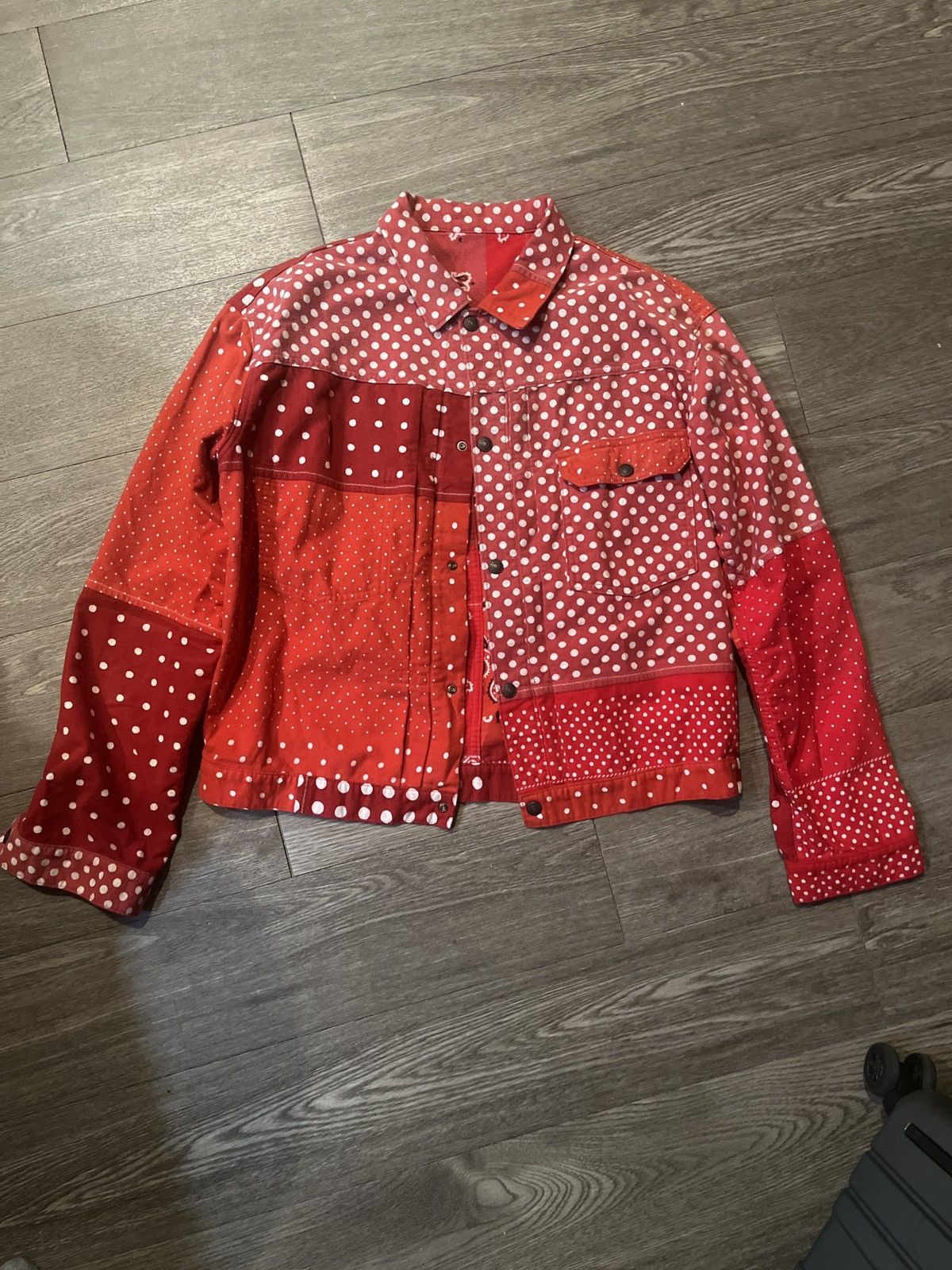 Kapital × Kapital Kountry Kapital Reversible Red Bandana Trucker Jacket Size US L / EU 52-54 / 3 - 1 Thumbnail