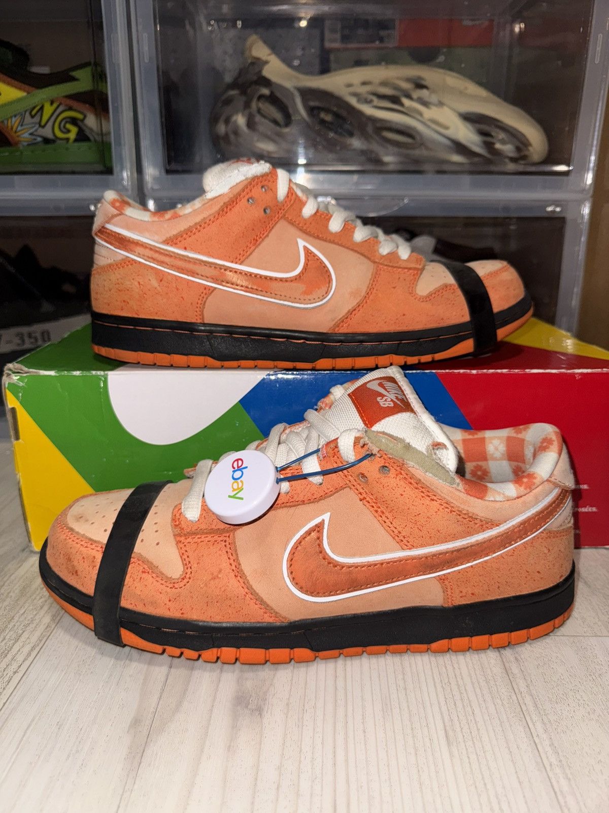 CNCPTS × Nike Nike SB Dunk Low OG QS Orange Lobster Size US 7.5 / EU 40-41 - 2 Thumbnail