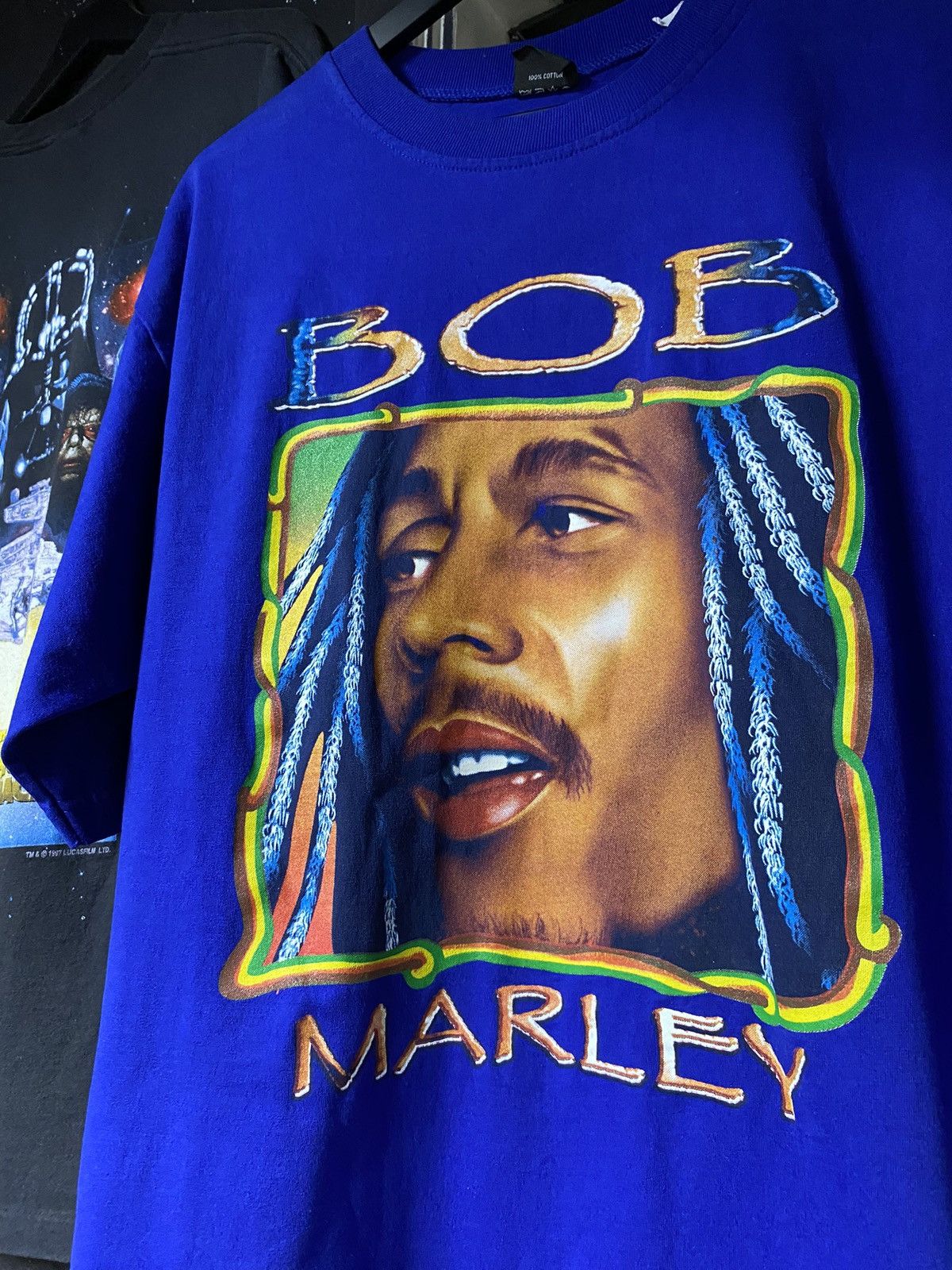 Vintage Vintage 00’ Bob Marley Rap Tee Shirt XLarge Size US XL / EU 56 / 4 - 3 Thumbnail
