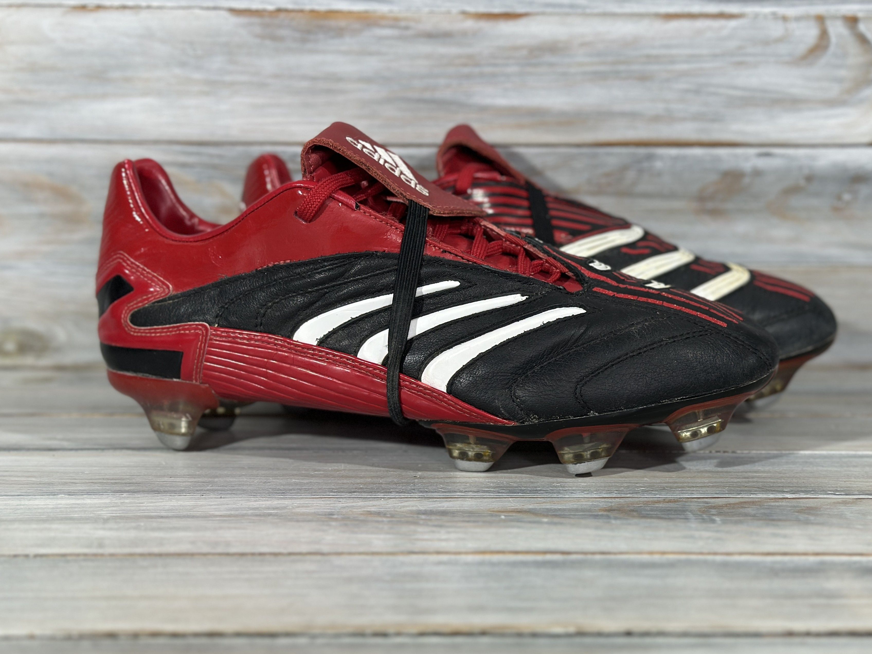 Adidas Vintage ADIDAS Predator Traxion SoftGround 2005 Cleats Boots Size US 8.5 / EU 41-42 - 1 Thumbnail