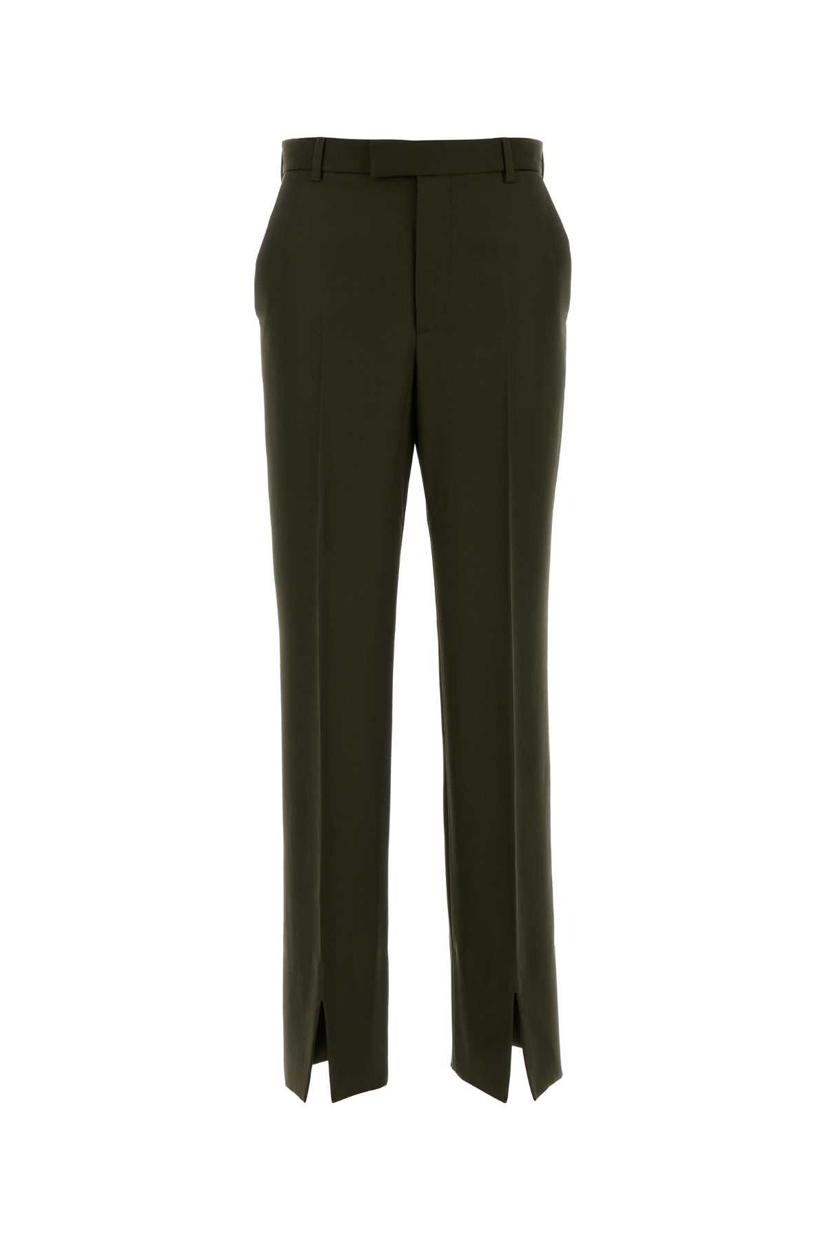 Gucci Olive Green Wool Blend Pant Size 27" / US 4 / IT 40 - 1 Thumbnail