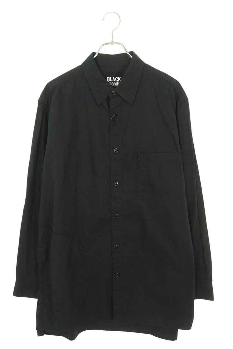 Yohji Yamamoto BLACK Scandal Yohji Yamamoto Army Poplin Long Sleeve Shirt Size US XL / EU 56 / 4 - 1 Thumbnail