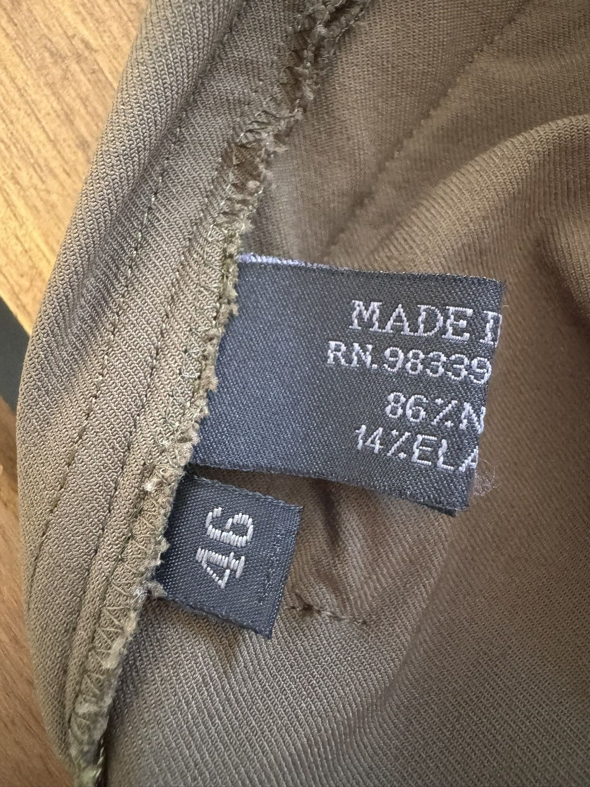 Prada Vintage Prada Olive Tech Nylon Trouser Pants Red Tab Size US 30 / EU 46 - 5 Thumbnail