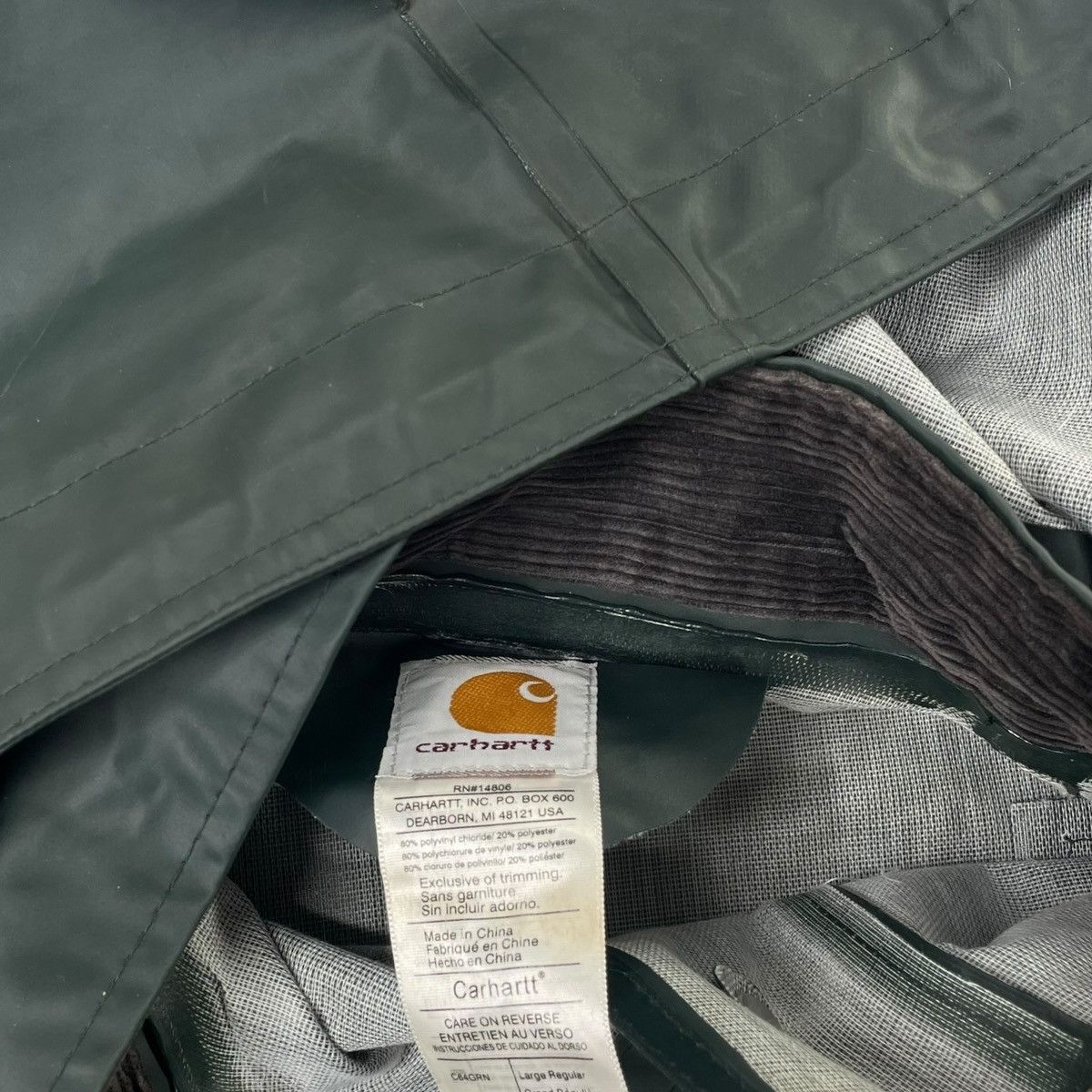 Carhartt × Vintage Vintage Carhartt rain jacket Size US L / EU 52-54 / 3 - 5 Thumbnail
