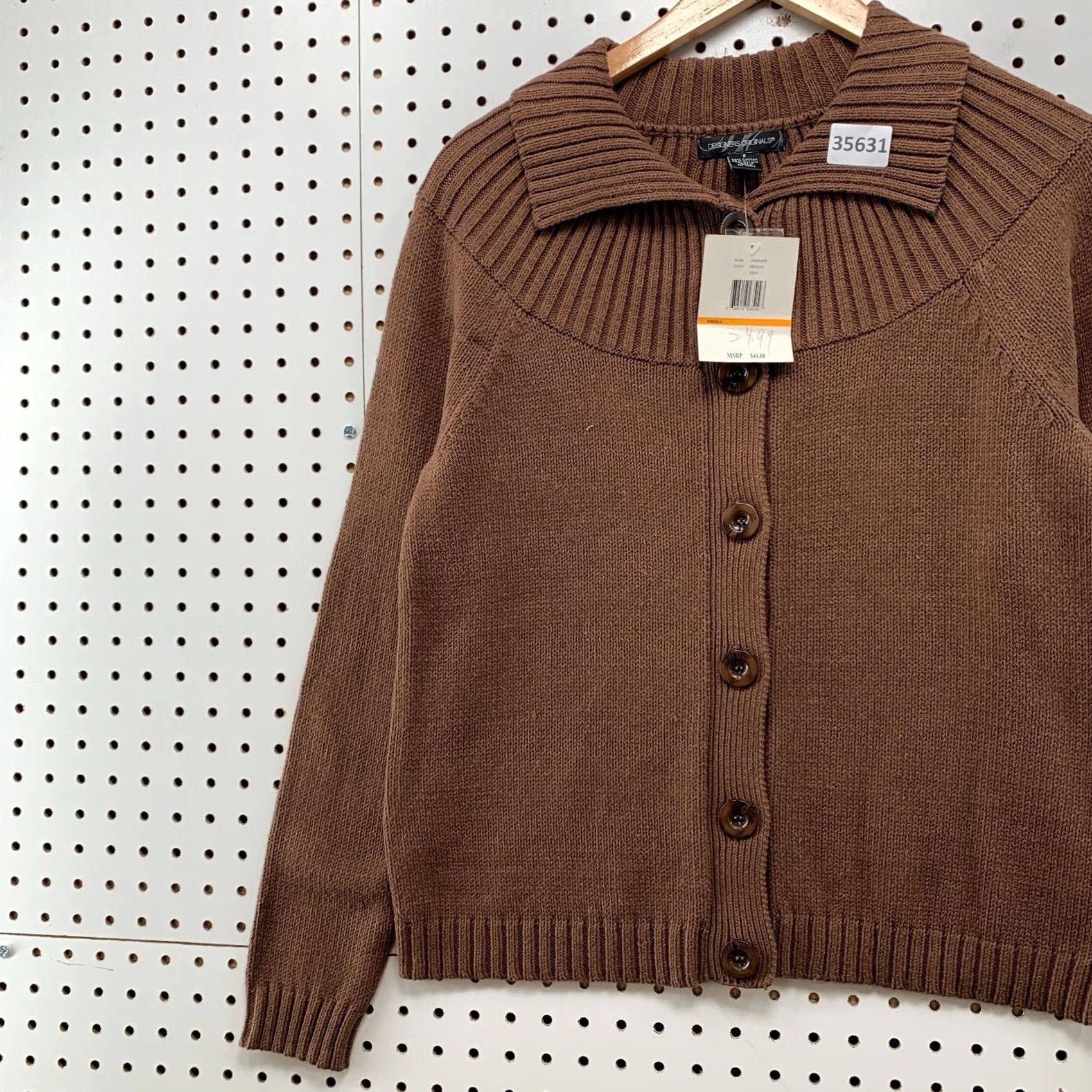 Vintage Vintage Designers Originals Cardigan Sweater Women Small Collared NEW NWT 19x22 Size S / US 4 / IT 40 - 3 Thumbnail