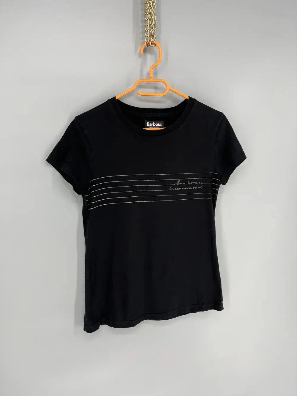 Barbour Vintage Y2K Barbour International T-shirt Streetwear Style Size S / US 4 / IT 40 - 3 Thumbnail