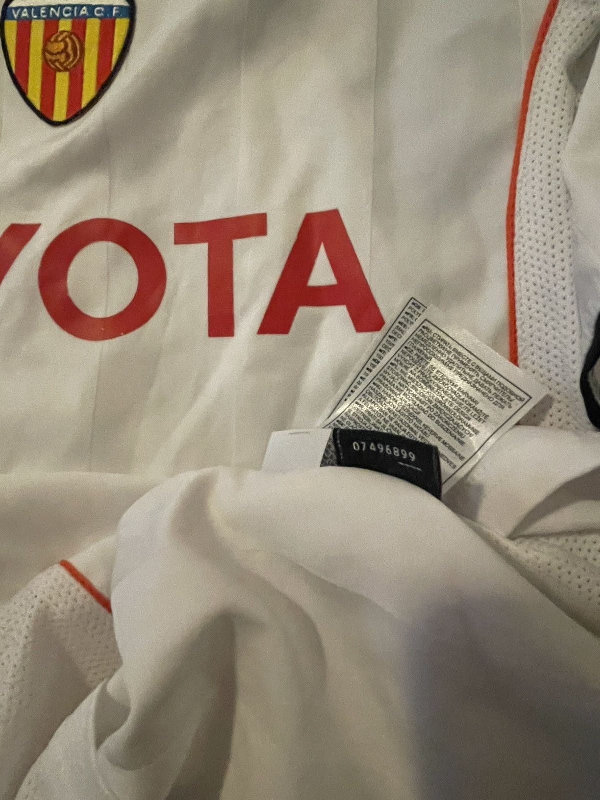 Nike Valencia 2004-2005 Jersey #6 Nikon Size US S / EU 44-46 / 1 - 5 Thumbnail