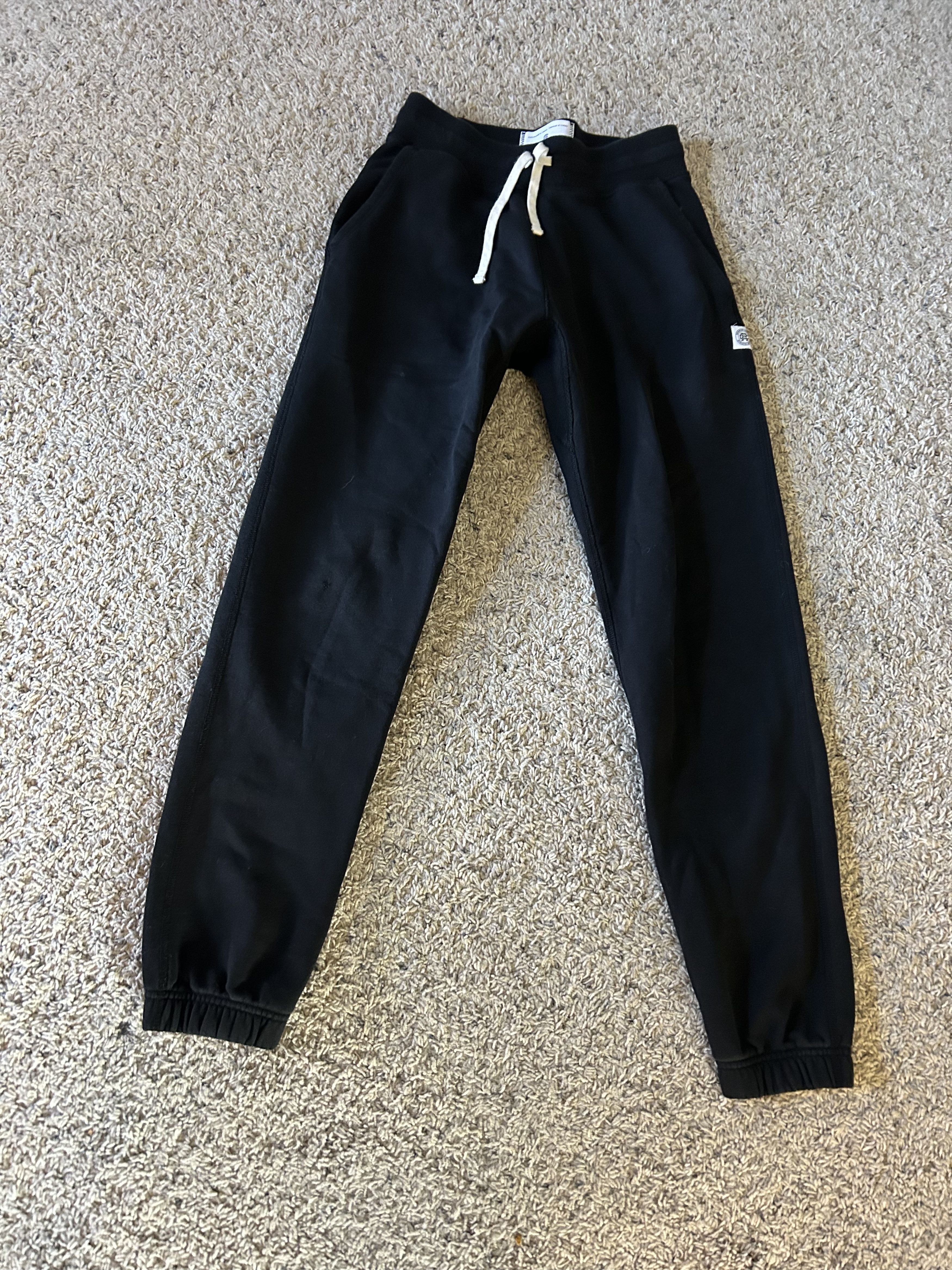 Reigning Champ Black Midweight Sweatpants Size US 29 - 2 Thumbnail