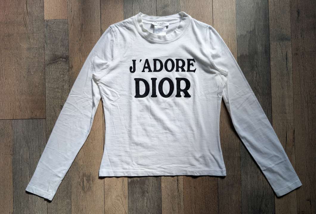 Dior J'adore Dior long sleeves t-shirt Size M / US 6-8 / IT 42-44 - 1 Thumbnail