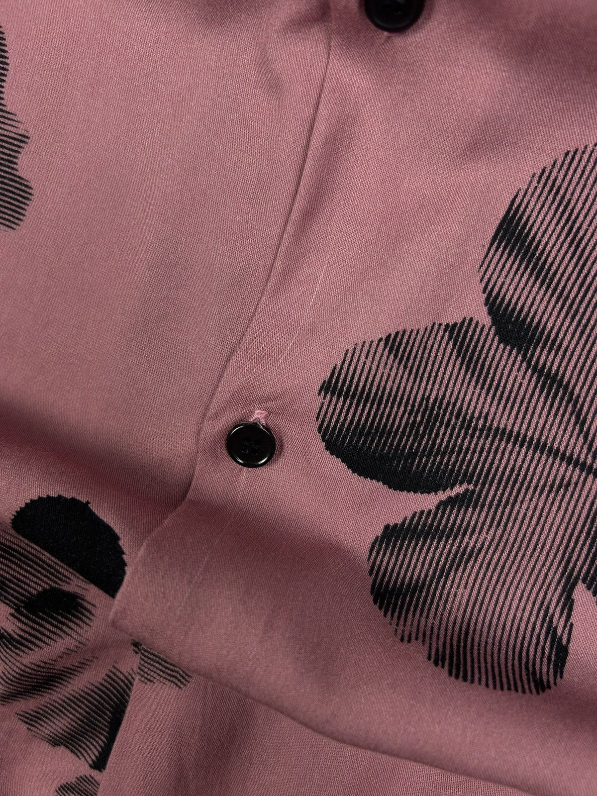 The Kooples rare The Kooples Pink Floral Hawaiian Shirt Y2k Size US S / EU 44-46 / 1 - 12 Thumbnail