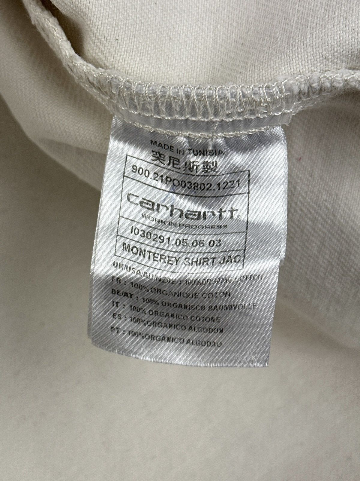 Carhartt Wip Carhartt WIP Monterey Shirt Jacket Men’s Workwear Overshirt Size US L / EU 52-54 / 3 - 14 Thumbnail