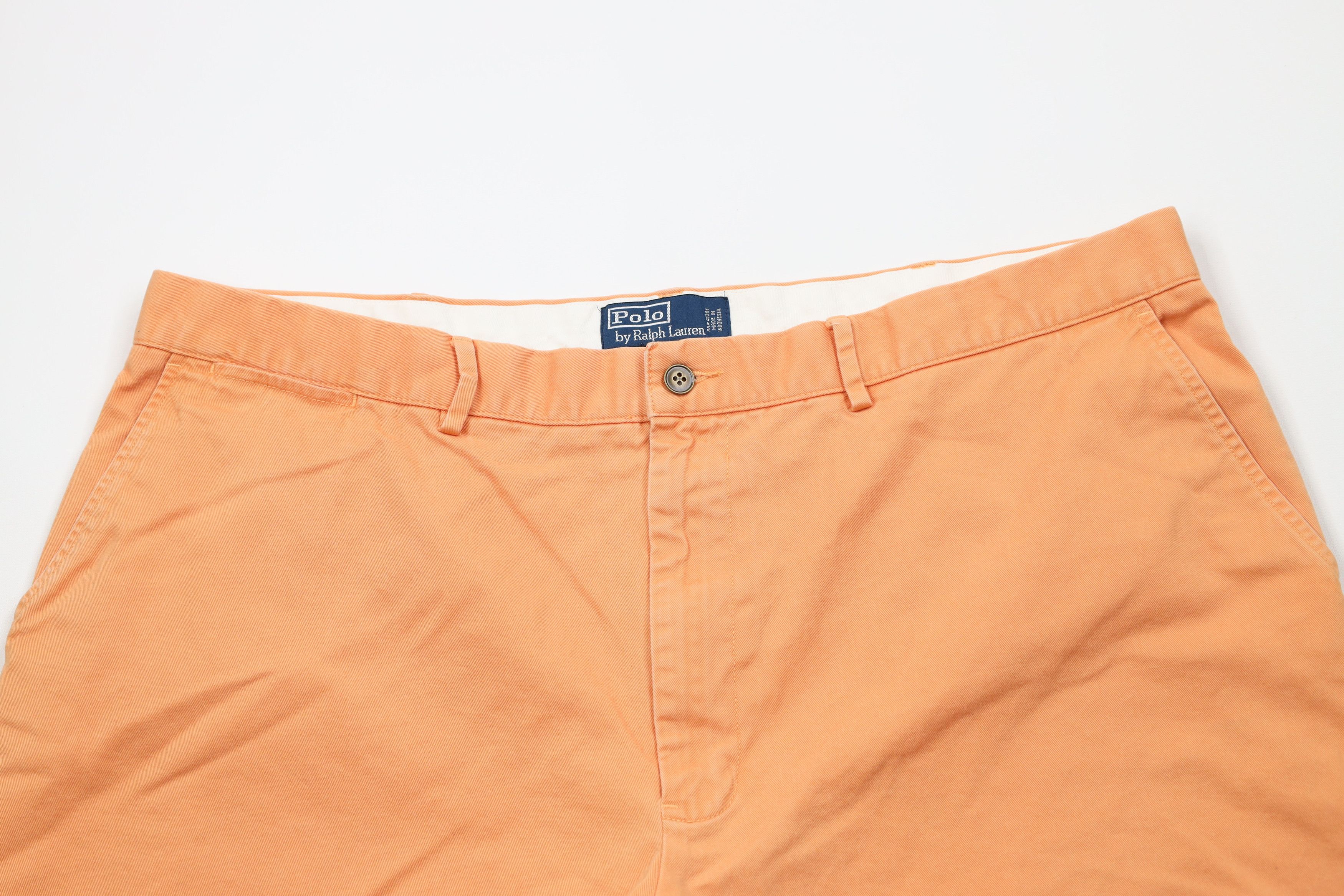 Ralph Lauren × Vintage Vintage 90s Ralph Lauren Above Knee Cotton Chino Shorts Size US 42 / EU 58 - 2 Thumbnail