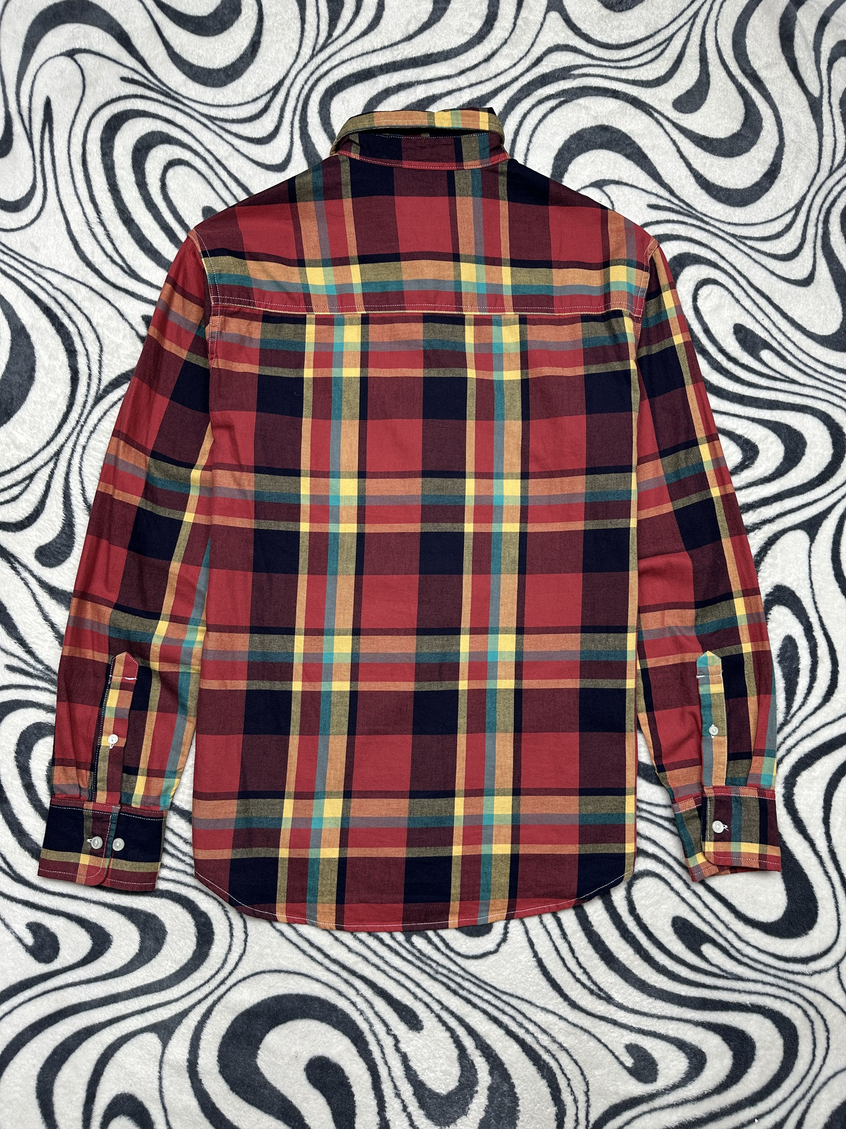 Levi's Levi's Denizen Mens Flannel Plaid Shirt Size US M / EU 48-50 / 2 - 5 Thumbnail