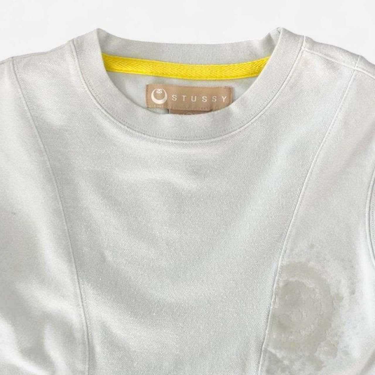 Other Stüssy Women's white grey Sweatshirts Size US 27 - 3 Thumbnail
