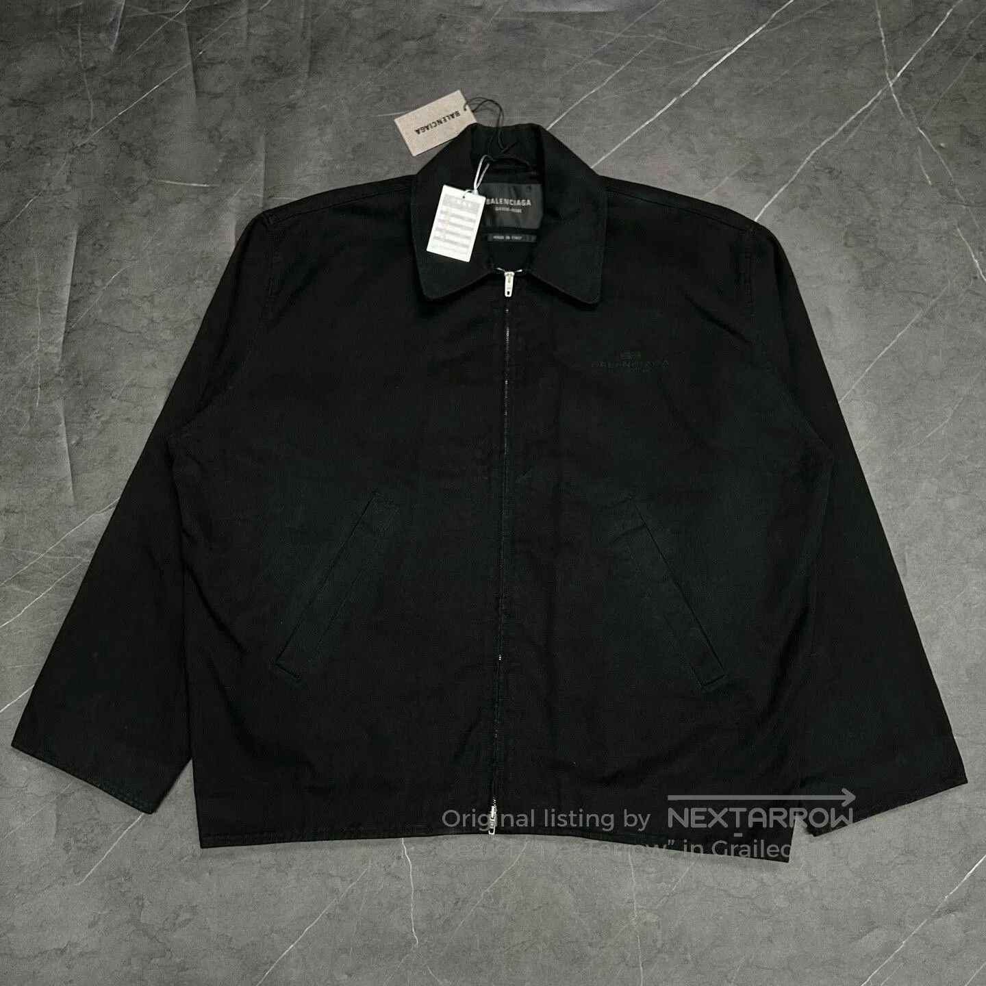 Balenciaga balenciaga minimalist zip denim jacket. Size US XS / EU 42 / 0 - 1 Thumbnail