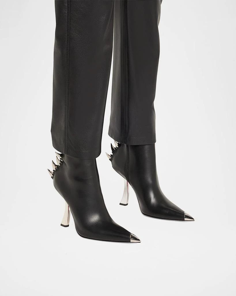 Christian Louboutin o1s1wg110126 Kate Max Spike Booties in Black Size US 9 / IT 39 - 5 Thumbnail