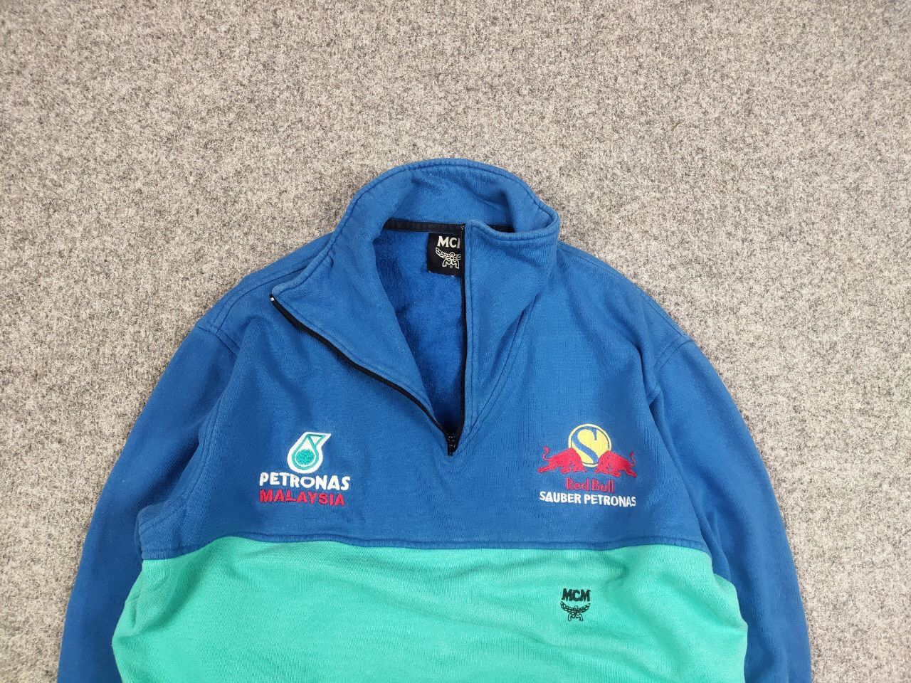 MCM Rare Vintage 80's MCM Sauber Petronas Formula Sweatshirt Size US M / EU 48-50 / 2 - 9 Thumbnail