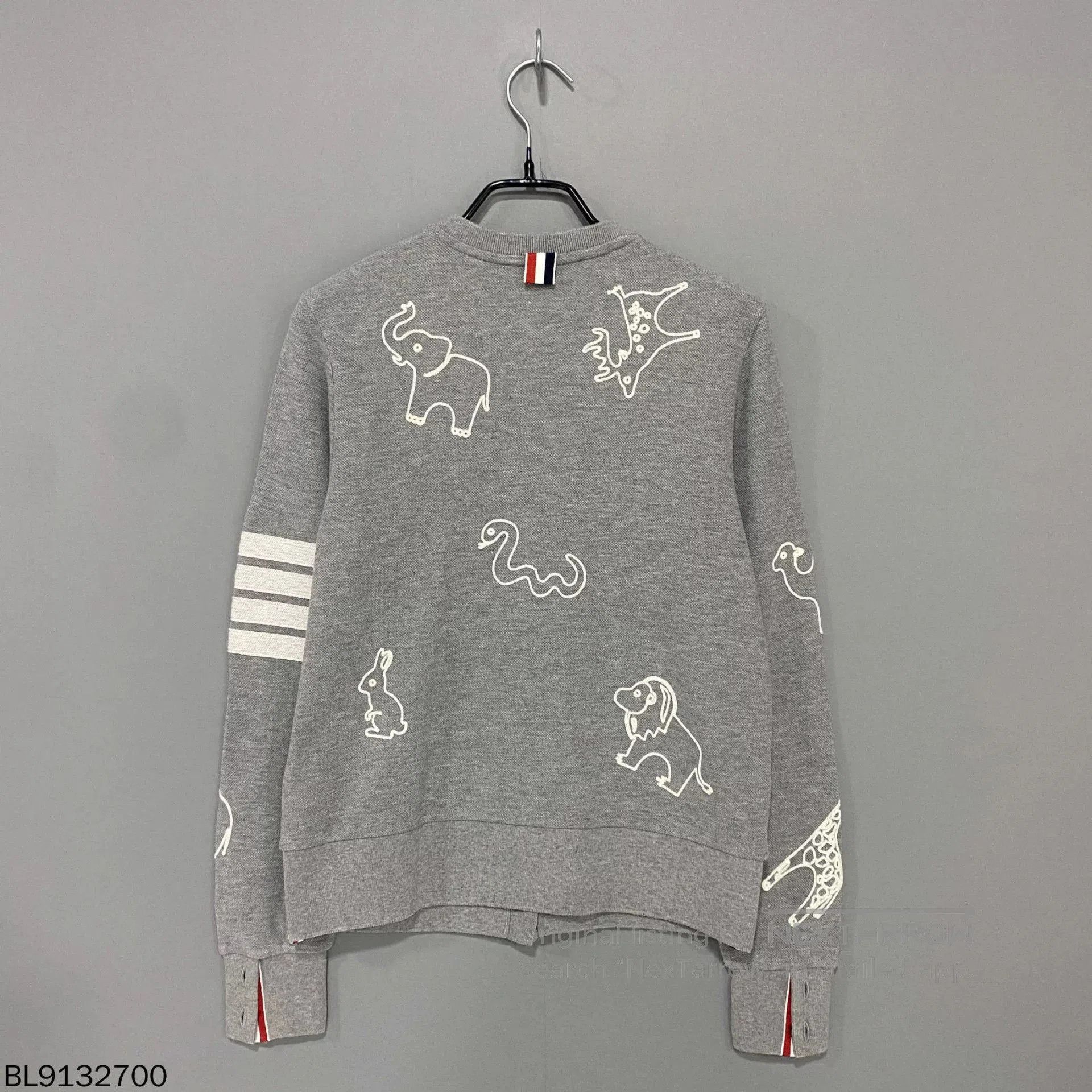 Thom Browne Thom Browne Four Bar Animal Embroidery Cardigan. Size US XXS / EU 40 - 3 Thumbnail