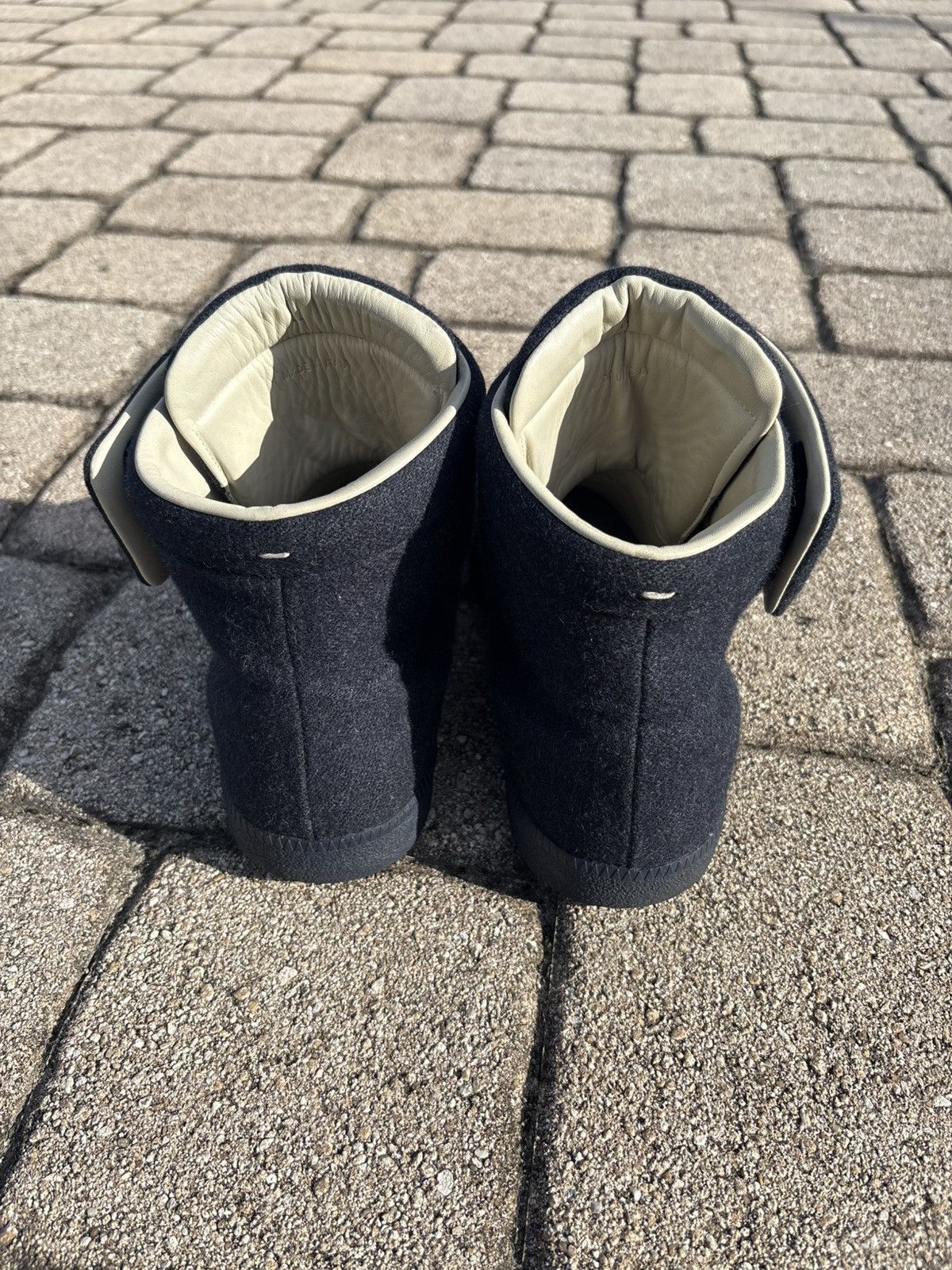 Maison Margiela Maison Margiela Future High ‘Navy Blue Wool’ Size US 11 / EU 44 - 5 Thumbnail