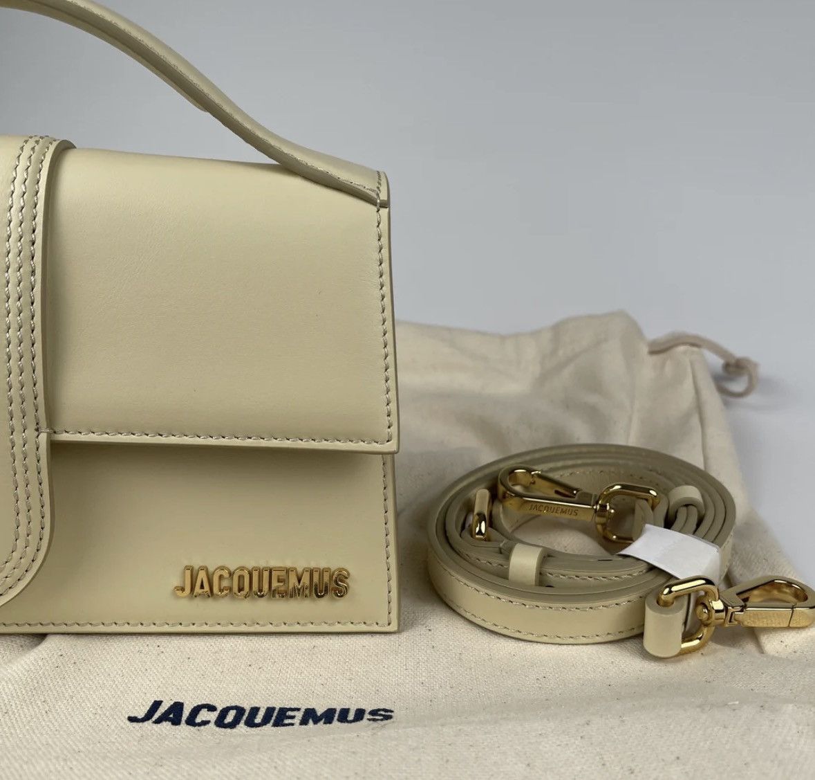 Jacquemus Jacquemus Le Grand Bambino Bag | Beige | 100% Authentic Size ONE SIZE - 2 Thumbnail