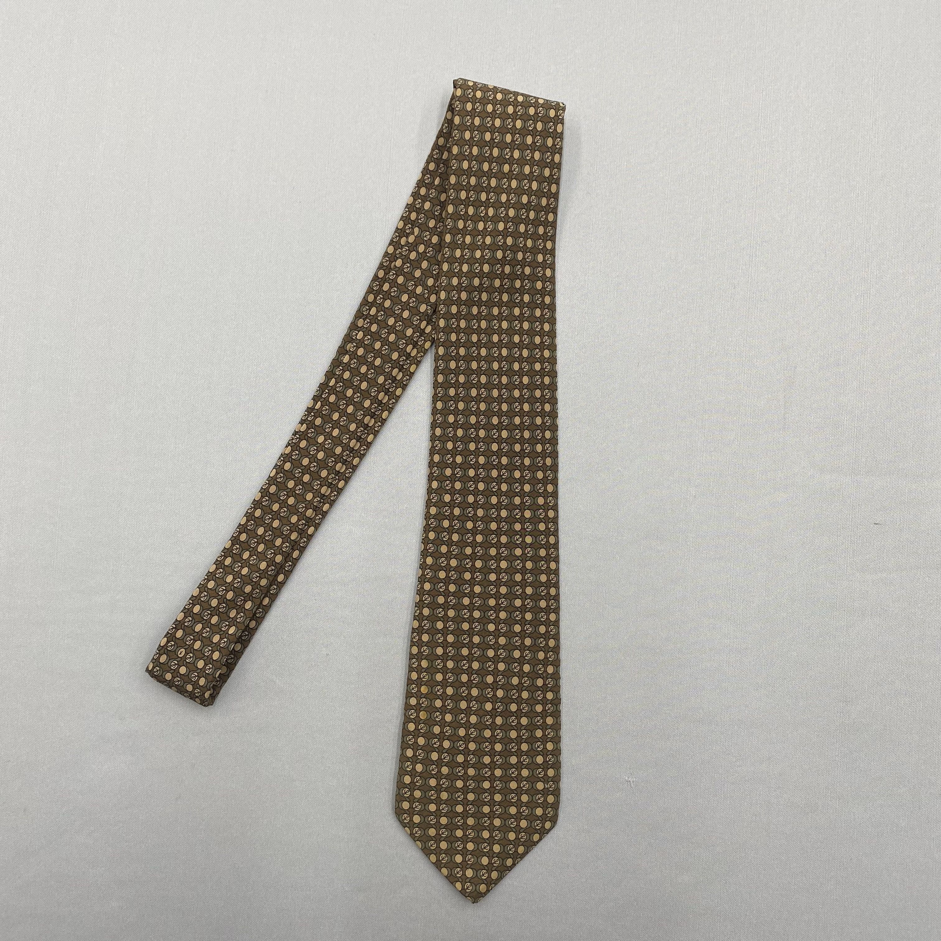Loewe Vintage Loewe SILK Necktie Cravate Pure Silk Neck Tie Size ONE SIZE - 4 Thumbnail