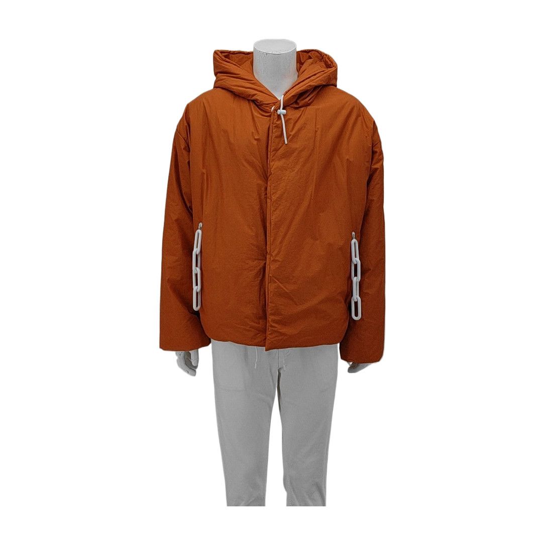 Louis Vuitton Louis Vuitton Orange Hooded Light Jacket Size M Size US M / EU 48-50 / 2 - 1 Thumbnail