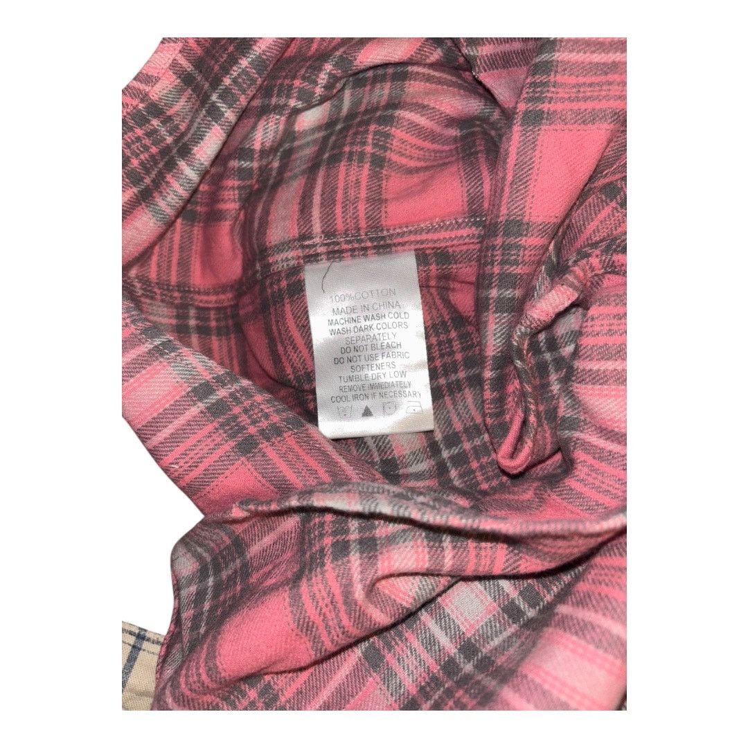 Shein SHEIN Flannel Pink Long Sleeve Button Down Size S Size S / US 4 / IT 40 - 4 Thumbnail